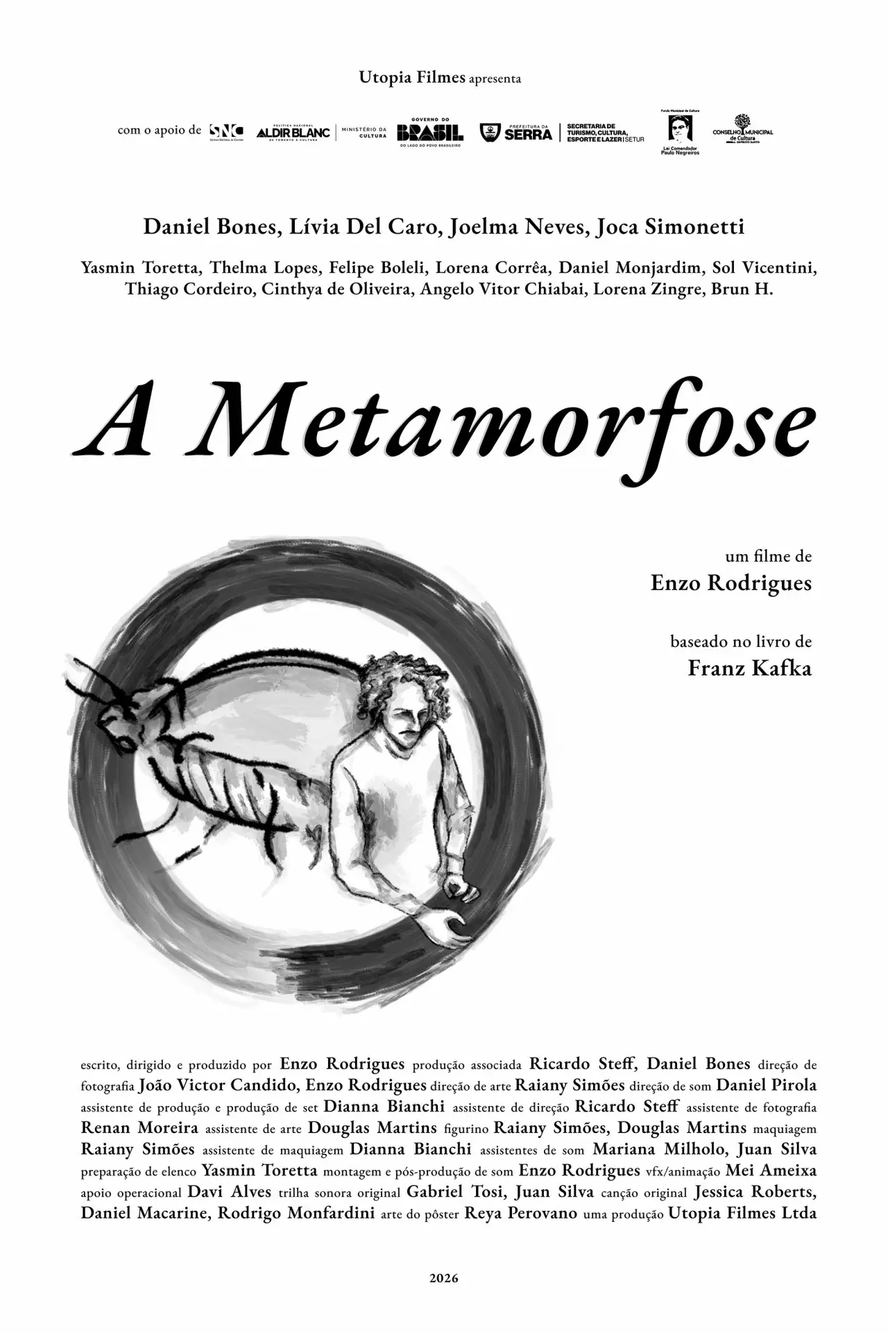 Movie poster "A Metamorfose"