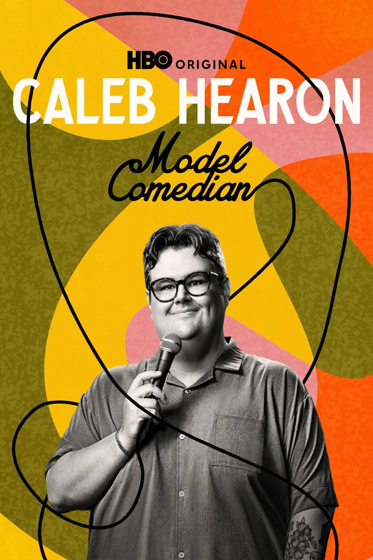 Movie poster "Caleb Hearon: Model Comedian"
