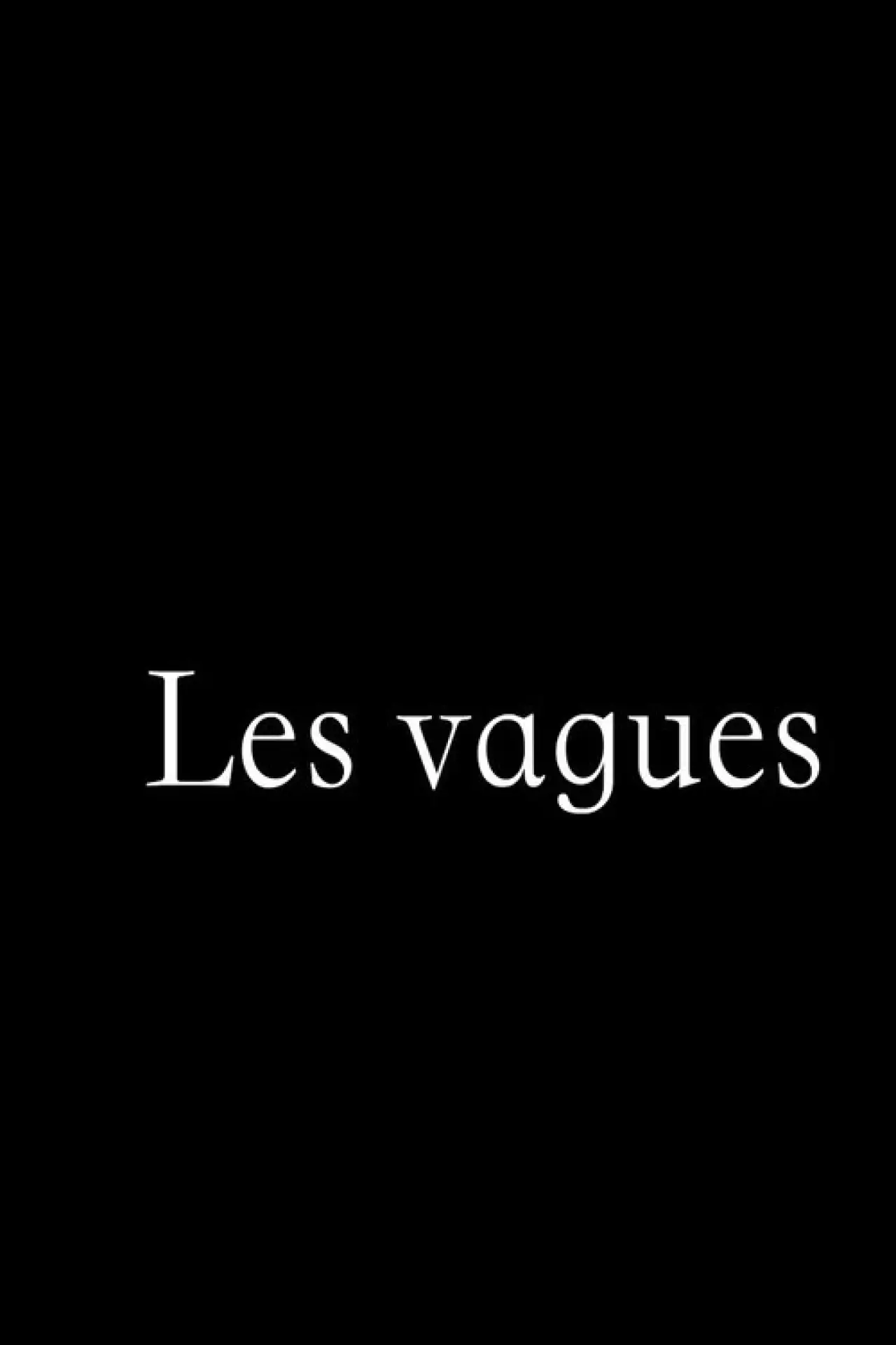 Movie poster "Les vagues"