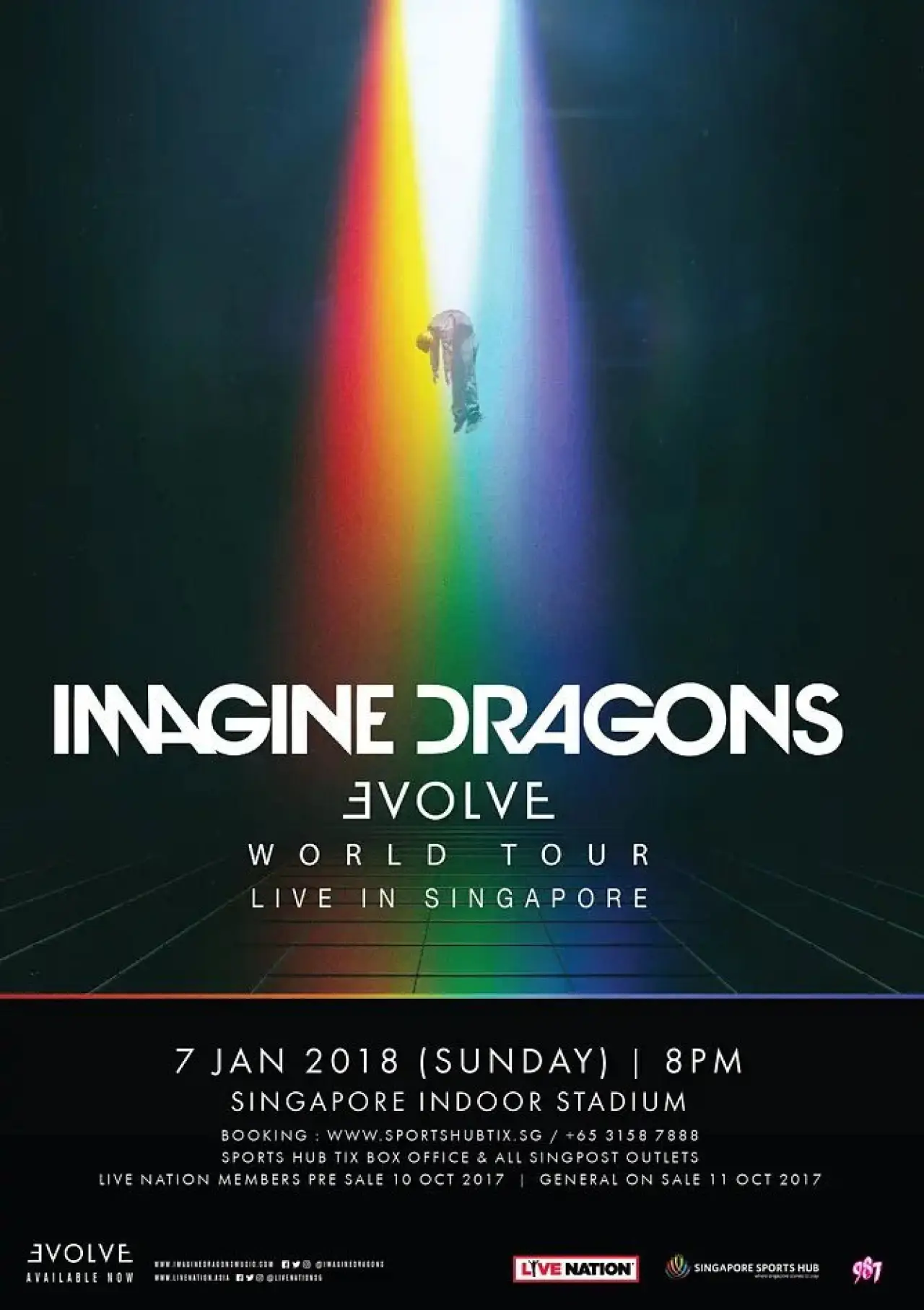 Movie poster "Imagine Dragons Evolve 2018 Live"