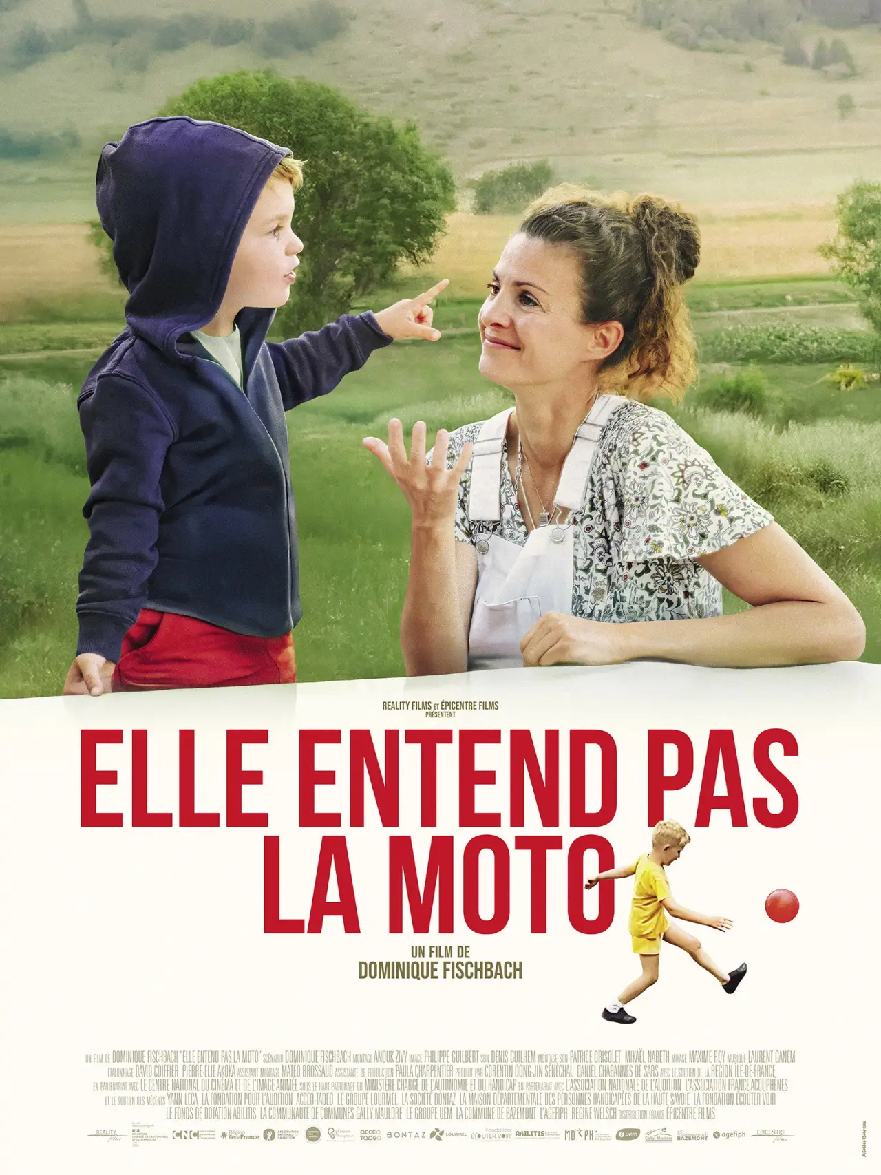 Movie poster "Elle entend pas la moto"