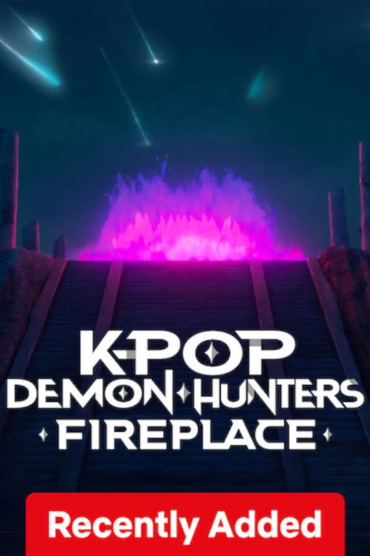 Movie poster "KPop Demon Hunters: Fireplace"
