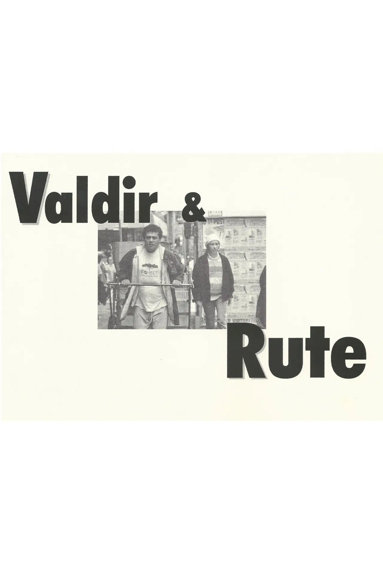 Movie poster "Valdir & Rute"