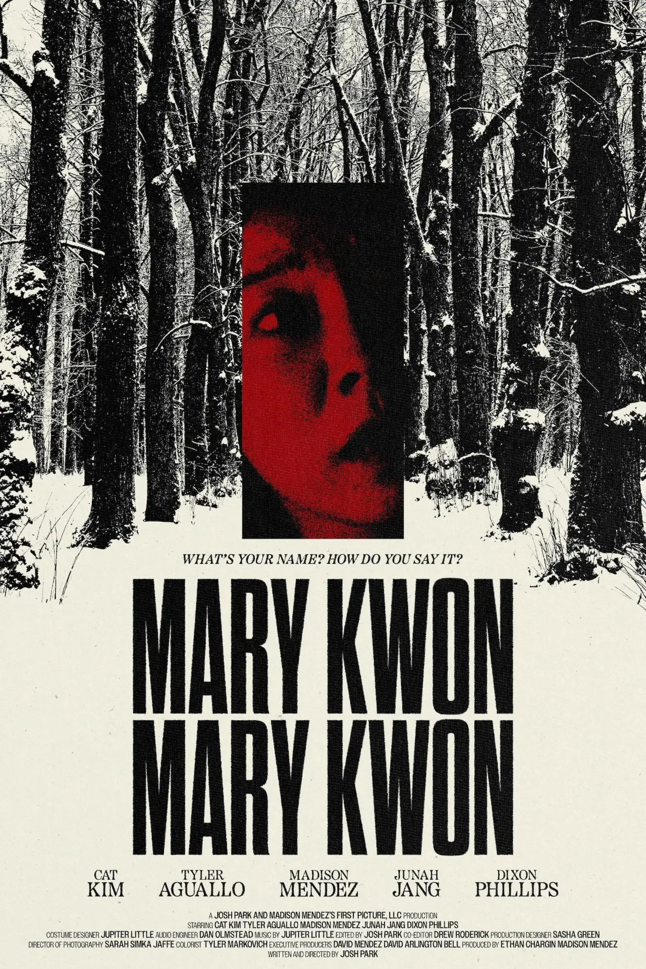 Movie poster "Mary Kwon Mary Kwon"