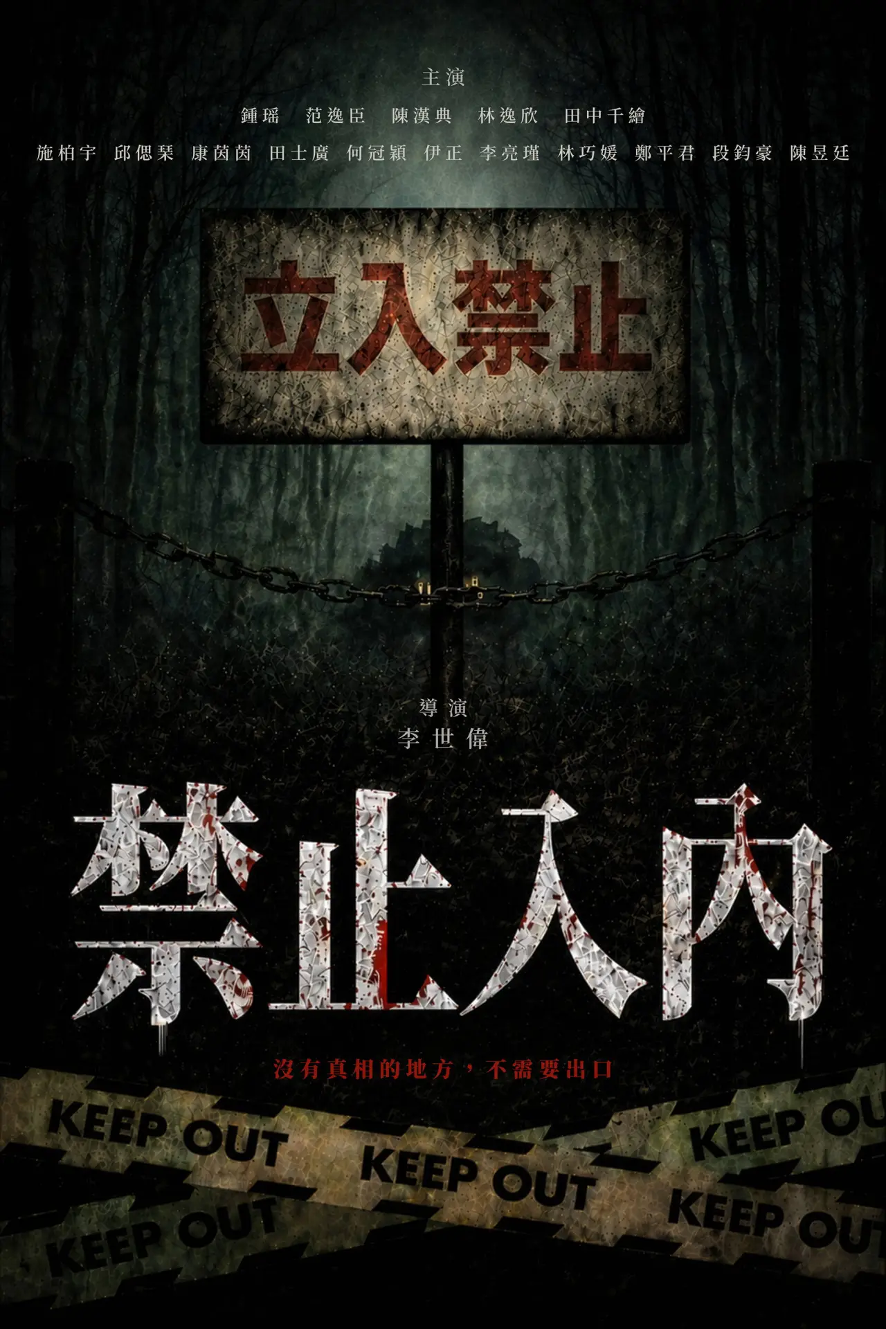 Movie poster "Keep Out"