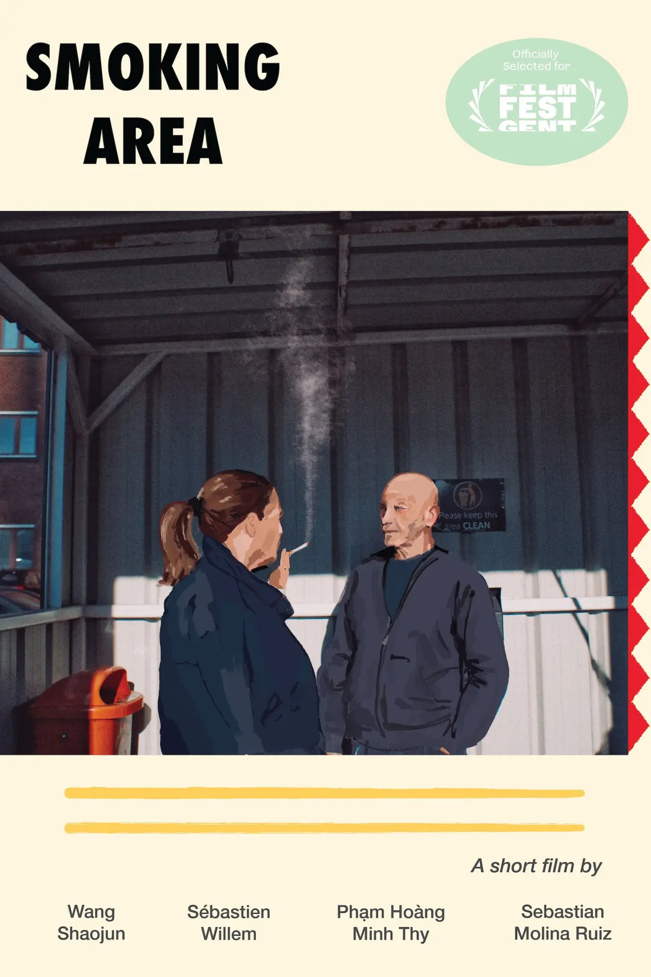 Movie poster "Smoking Area"