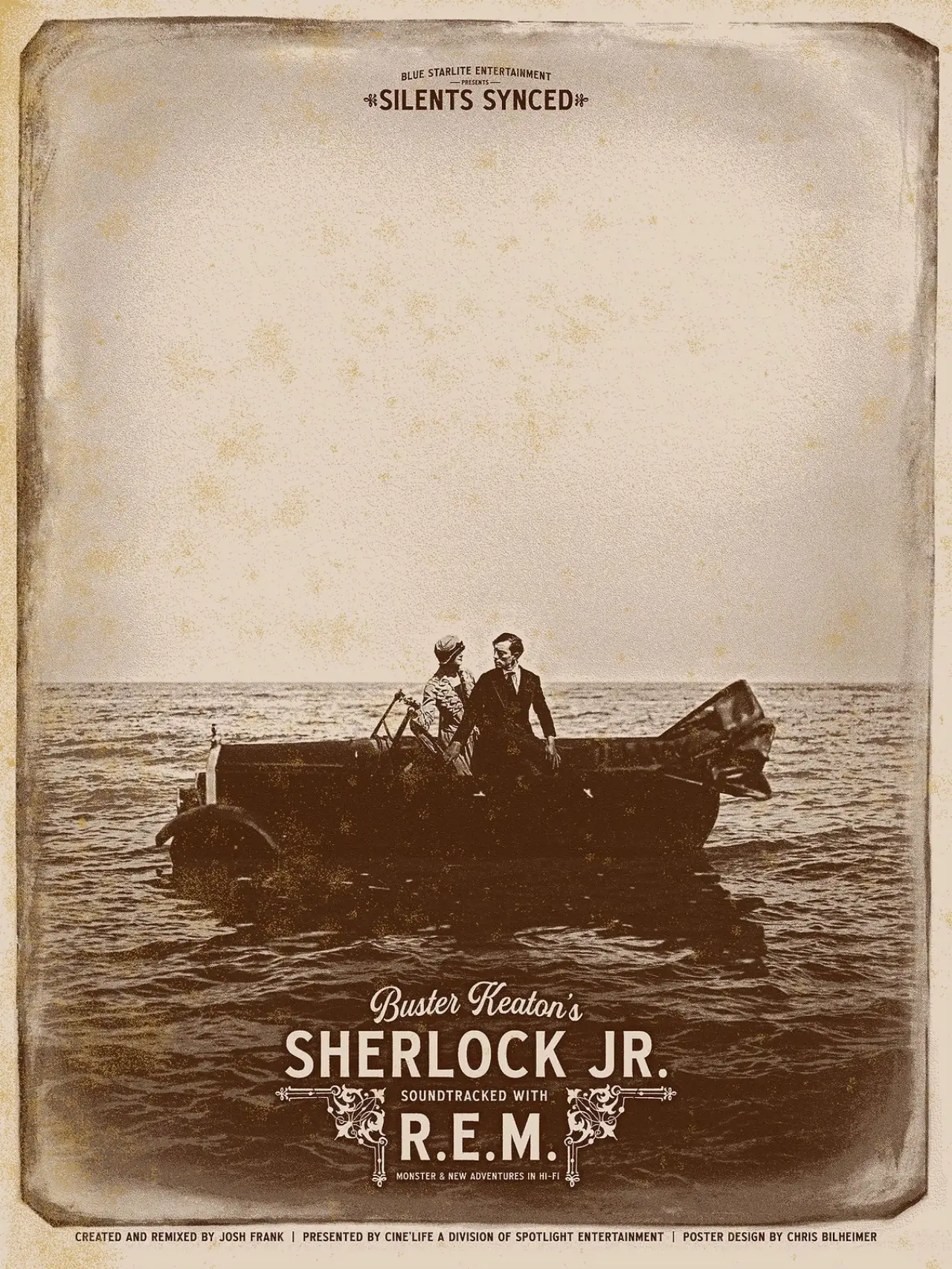 Movie poster "R.E.M x Buster Keaton