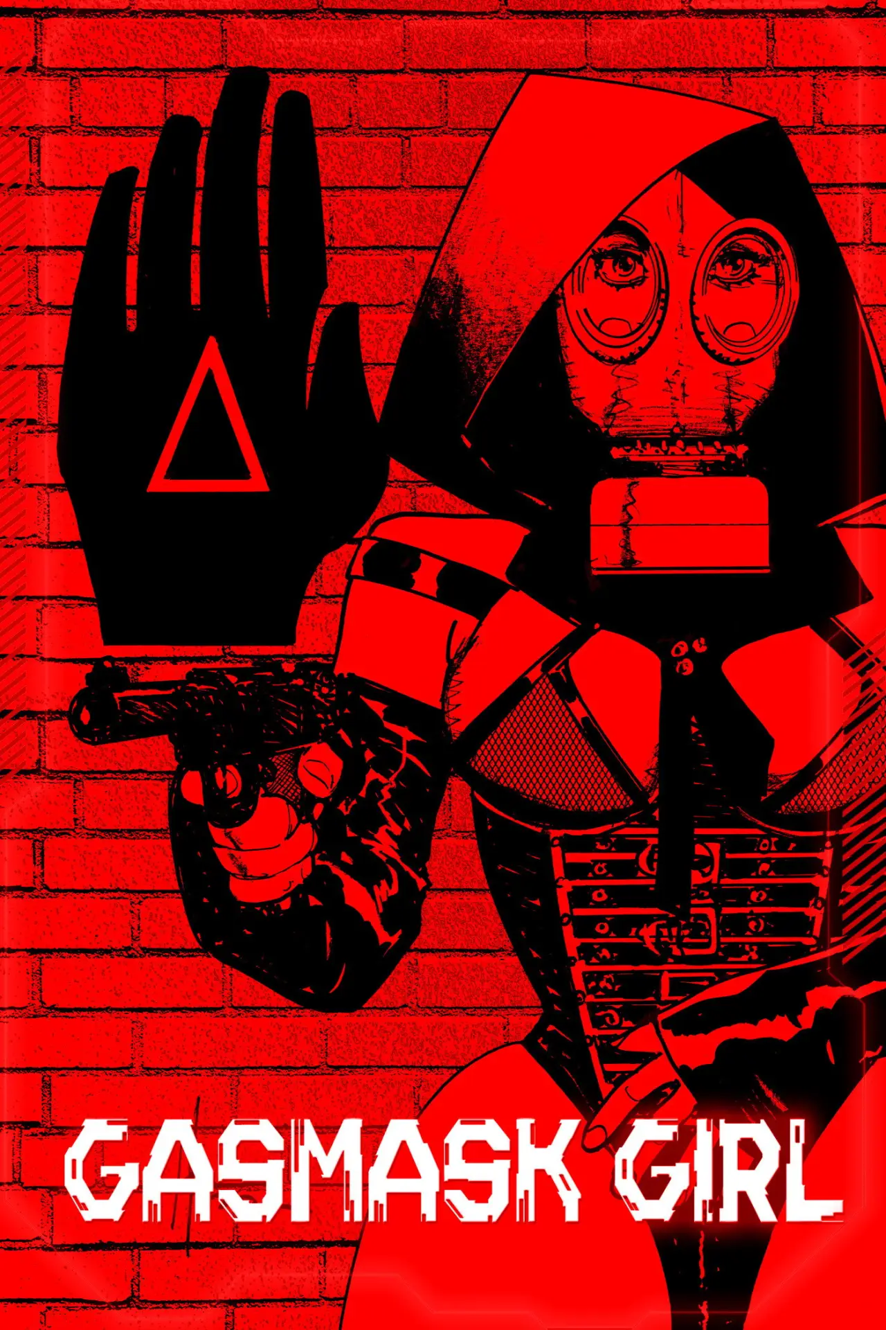 Movie poster "Gasmask Girl"