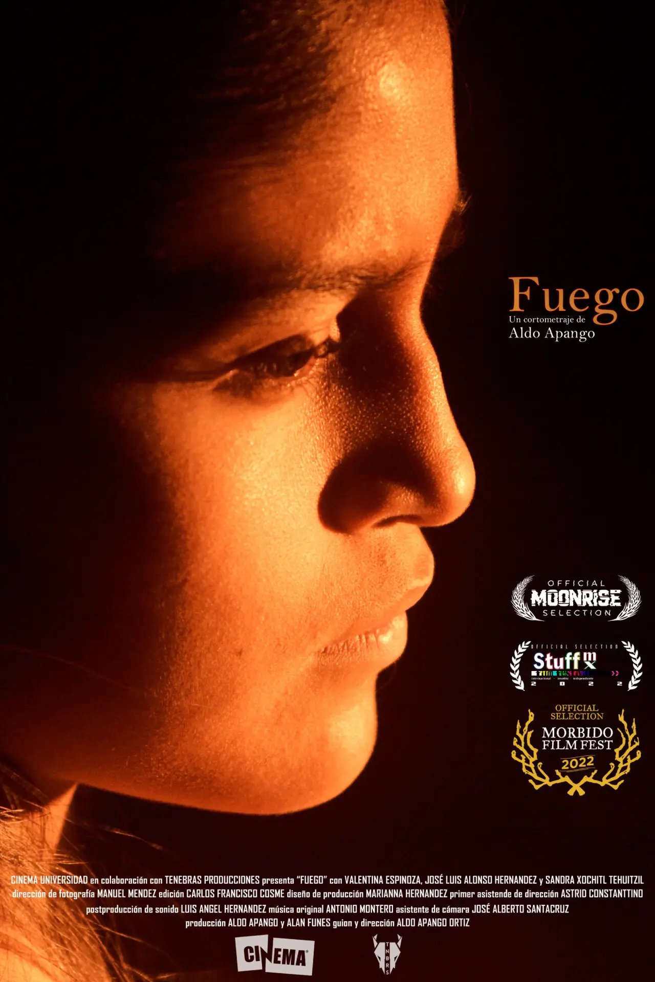 Movie poster "FUEGO"