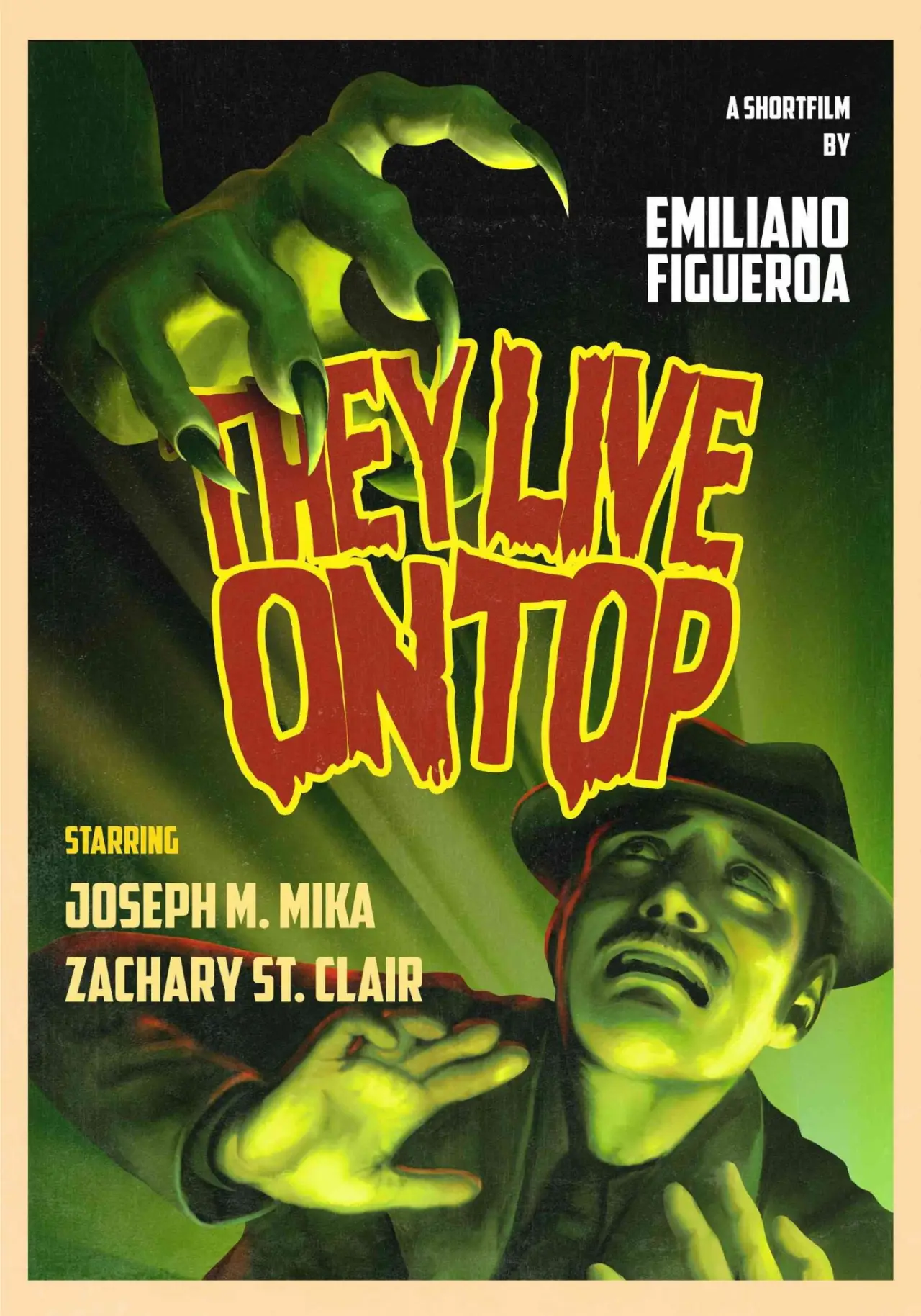 Movie poster "They Live on Top"