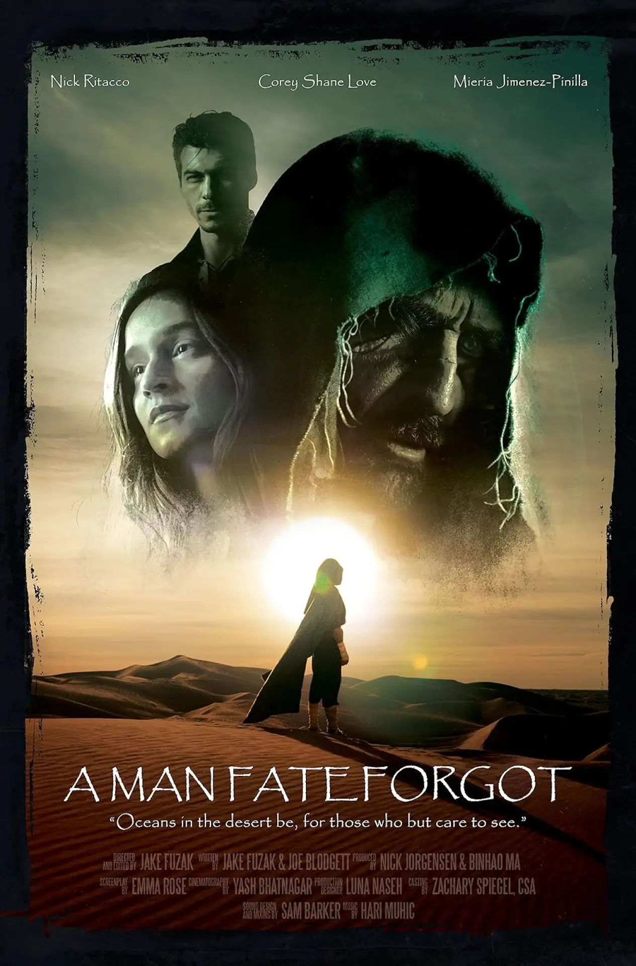 Movie poster "A Man Fate Forgot"