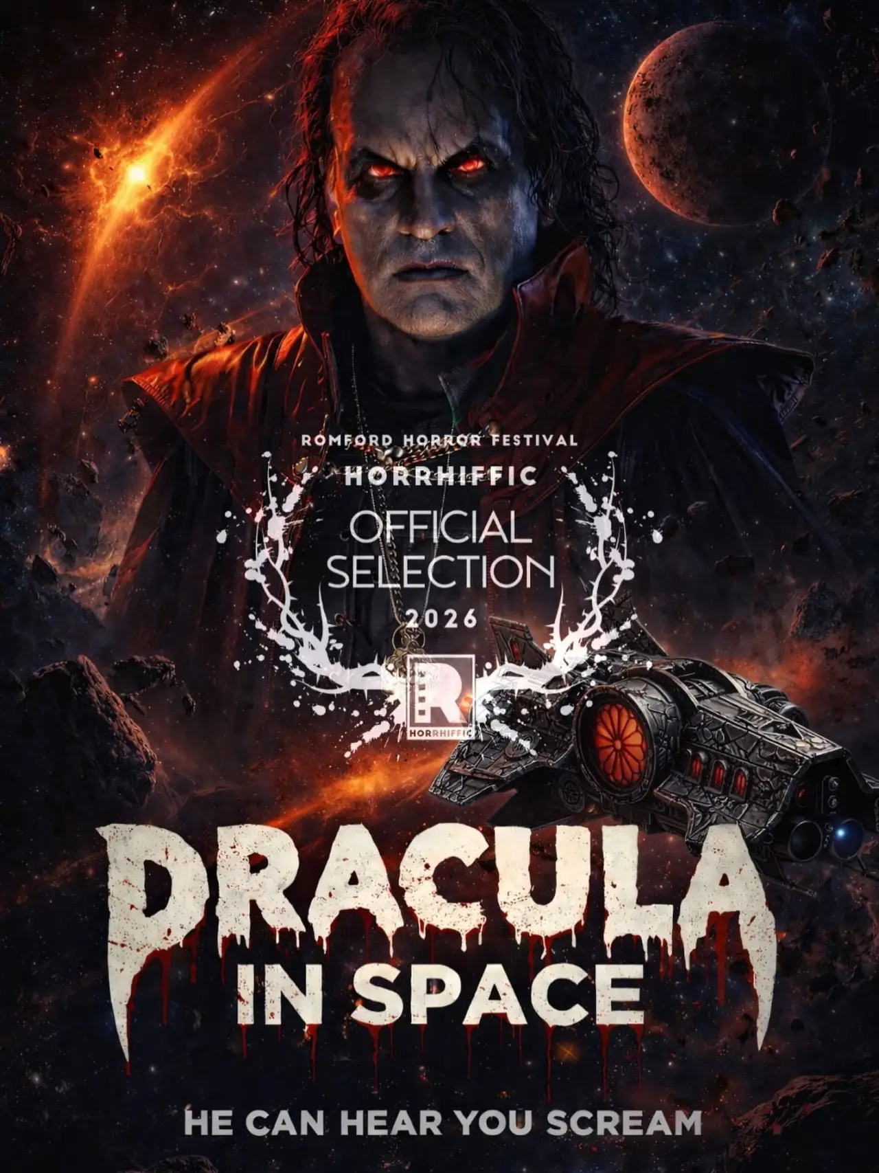 Movie poster "Dracula in Space"