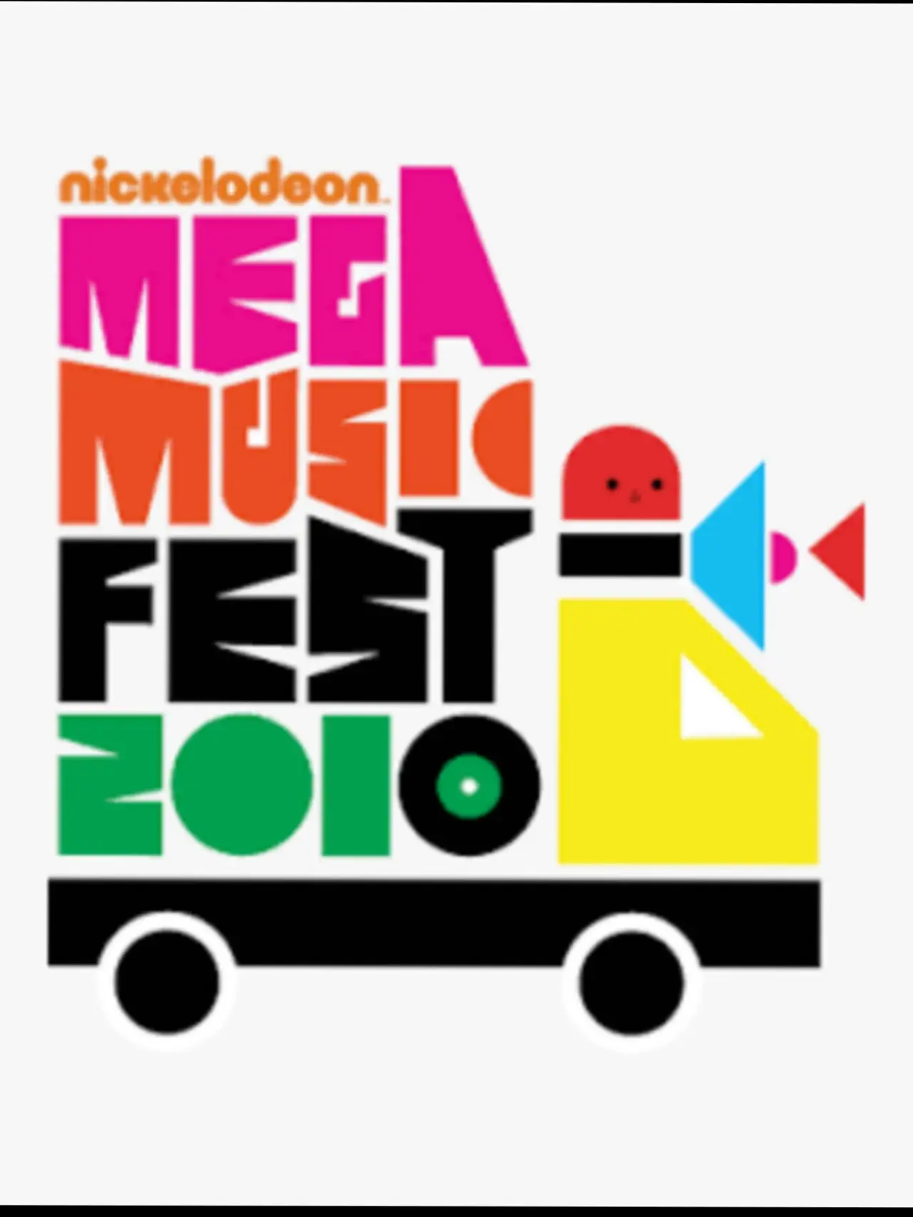 Movie poster "The Nickelodeon Mega Music Fest"