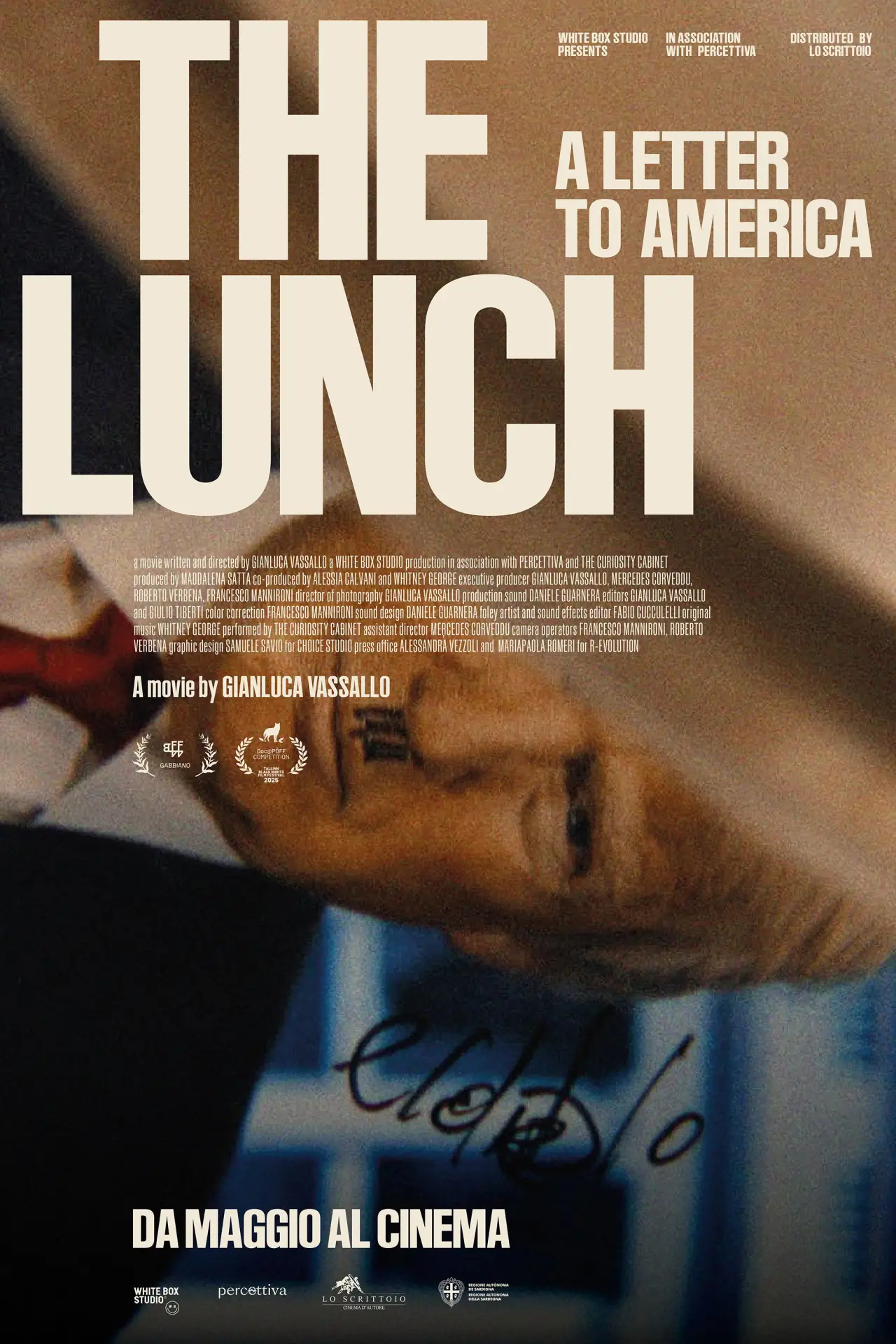 Movie poster "The Lunch: A Letter to America"