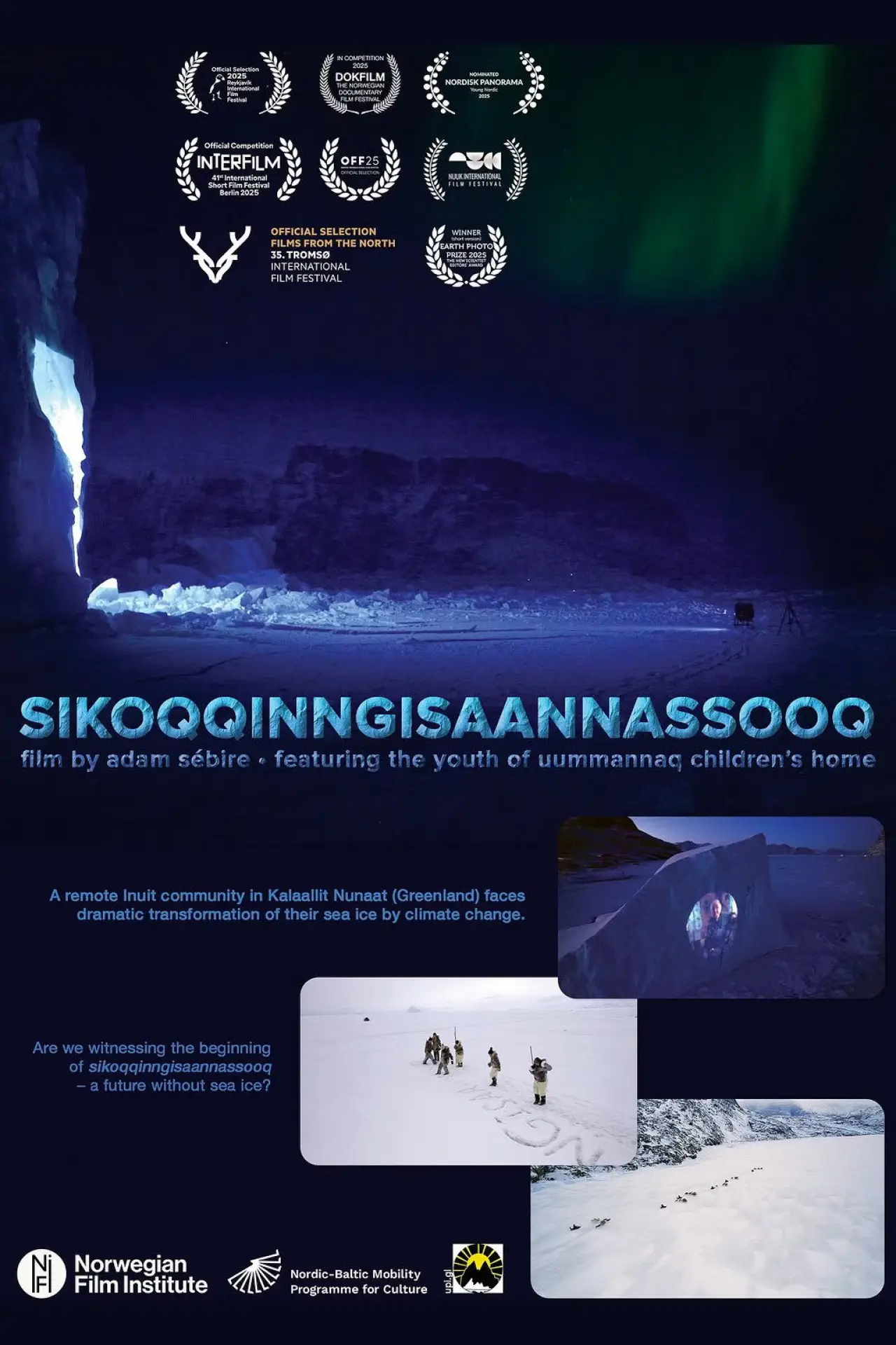 Movie poster "A Future with No More Sea Ice"