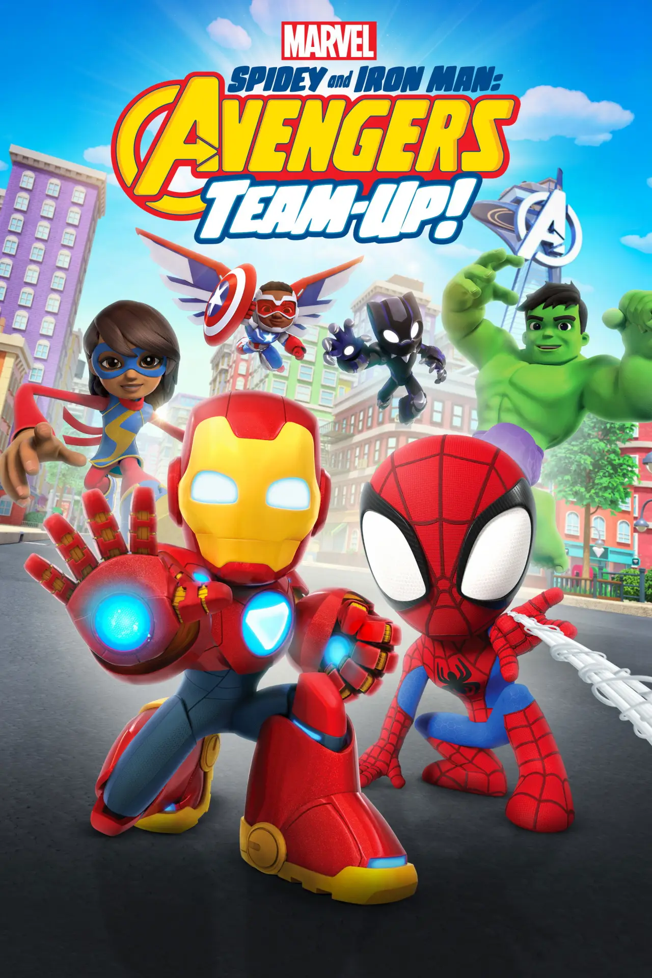 Movie poster "Spidey and Iron Man: Avengers Team Up!"