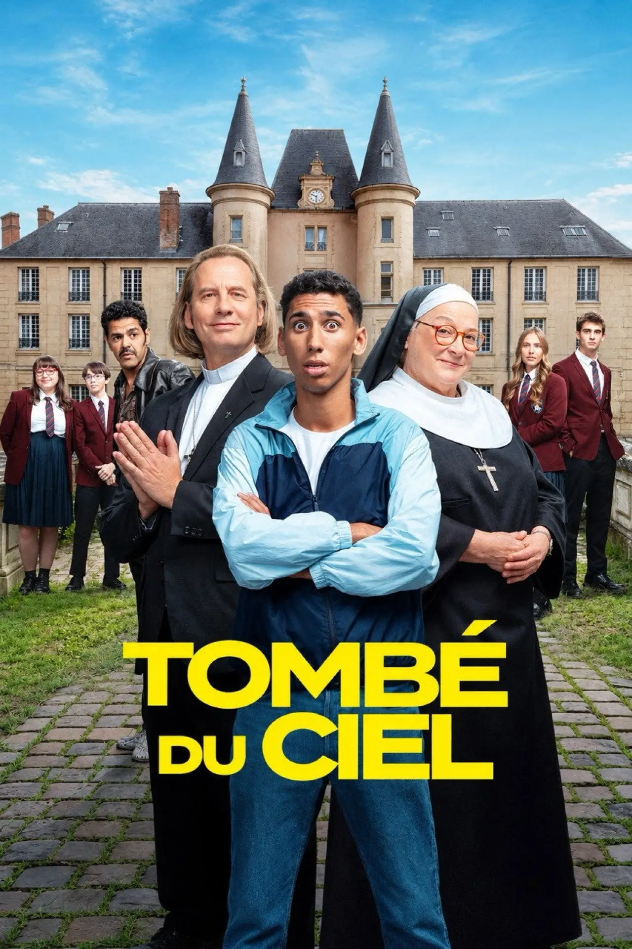 Movie poster "Tombé du ciel"