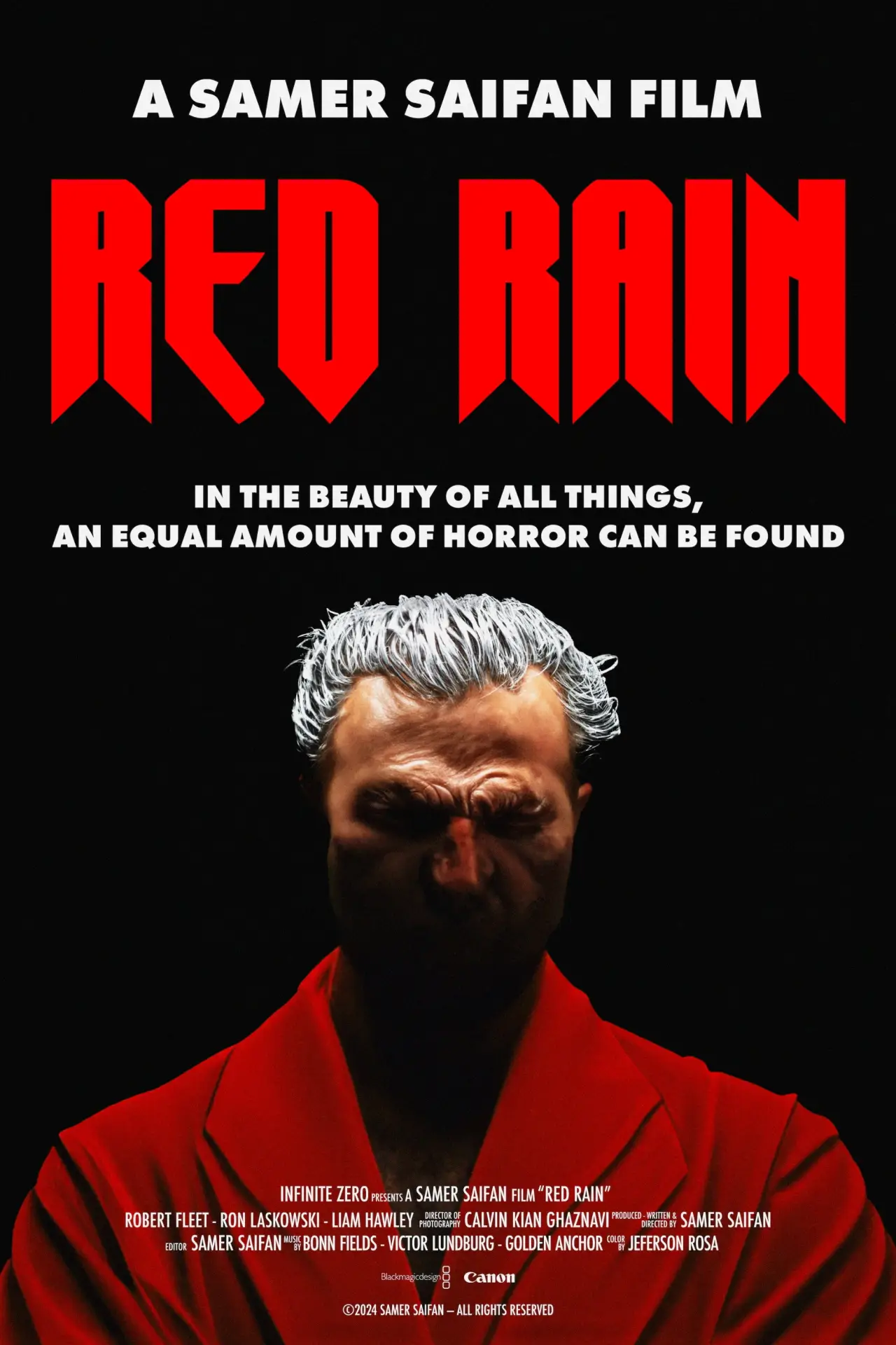 Movie poster "Red Rain"