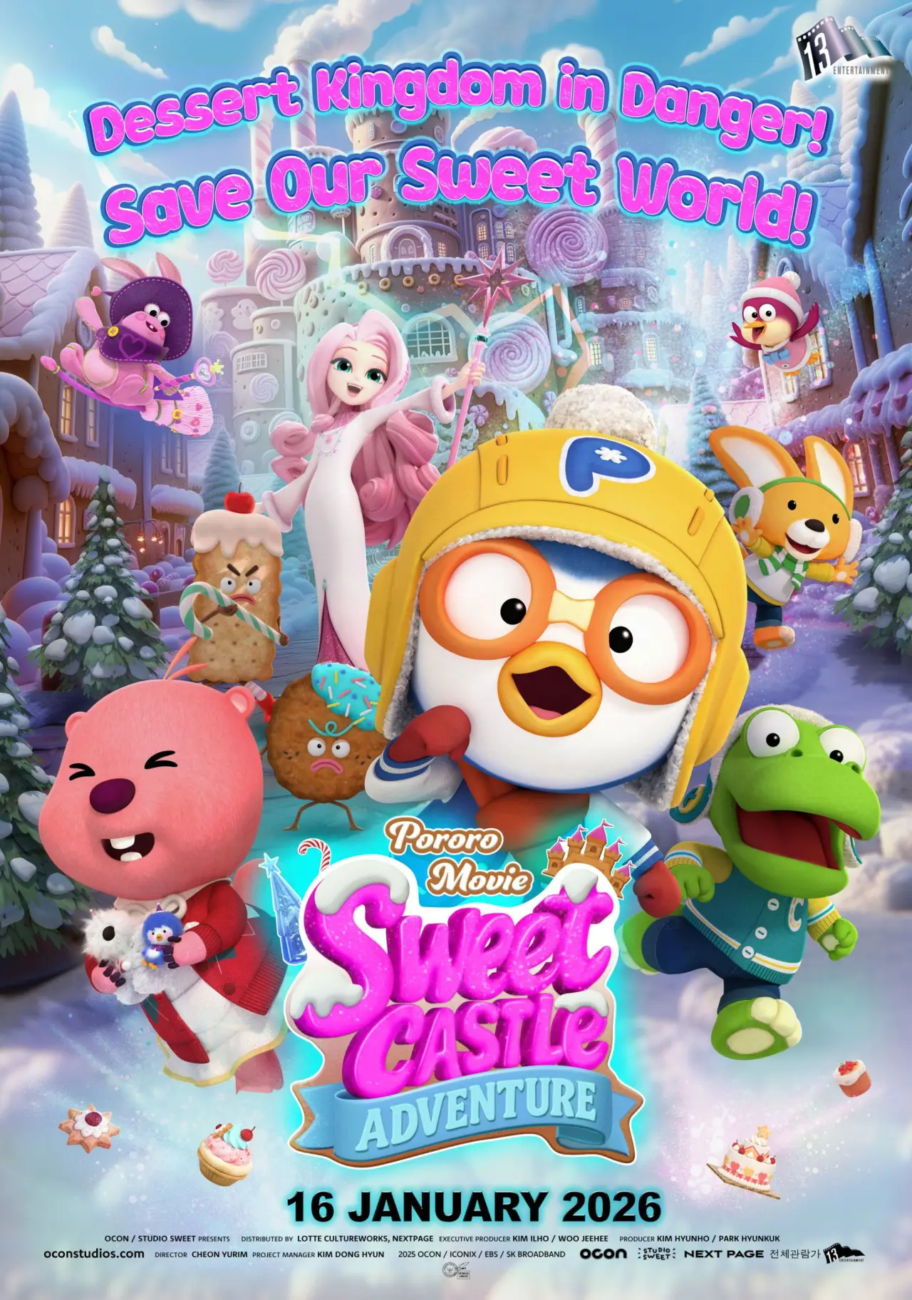 Movie poster "Pororo: Sweet Castle Adventure"