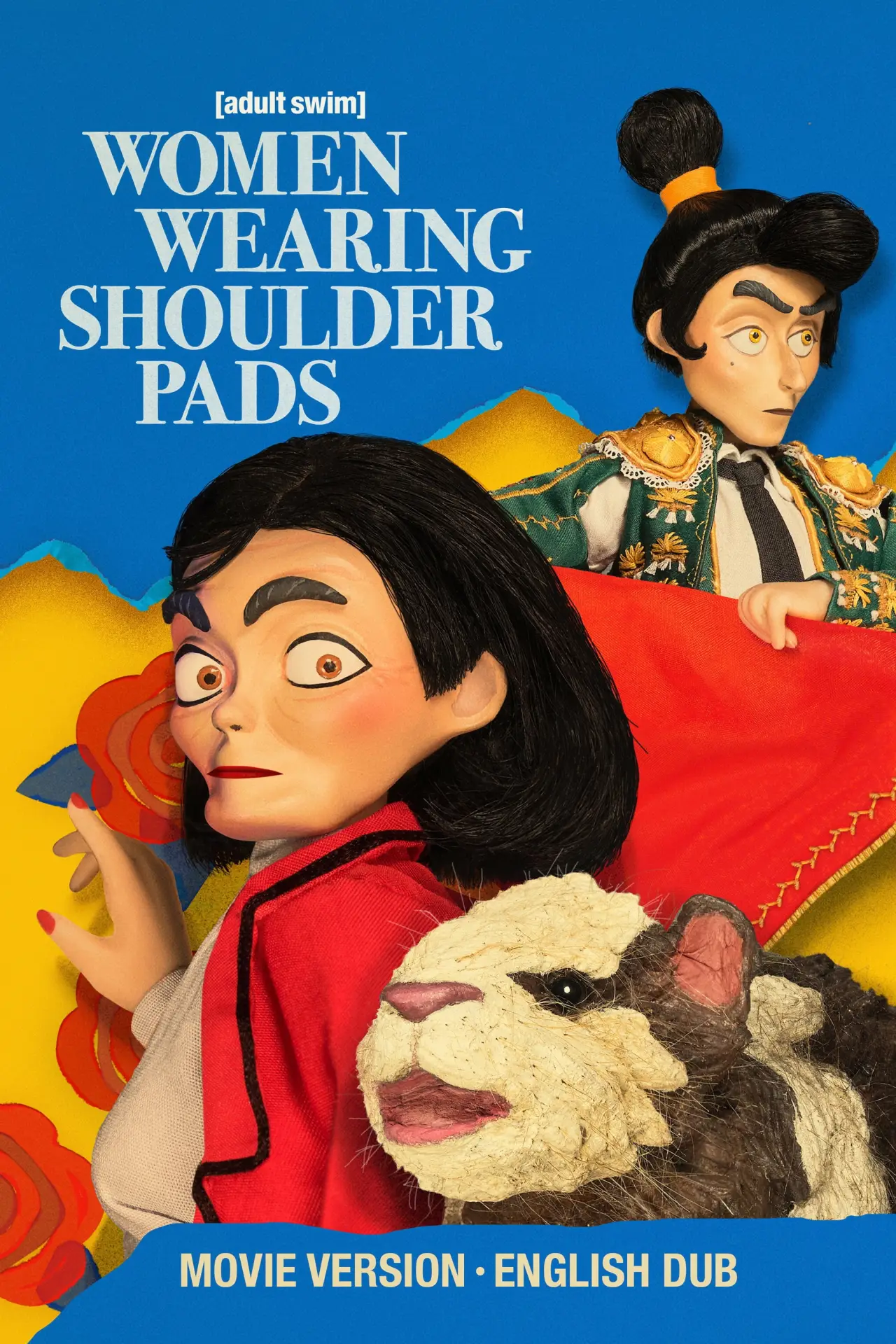 Movie poster "Women Wearing Shoulder Pads: English Dub, Movie-Length Version"