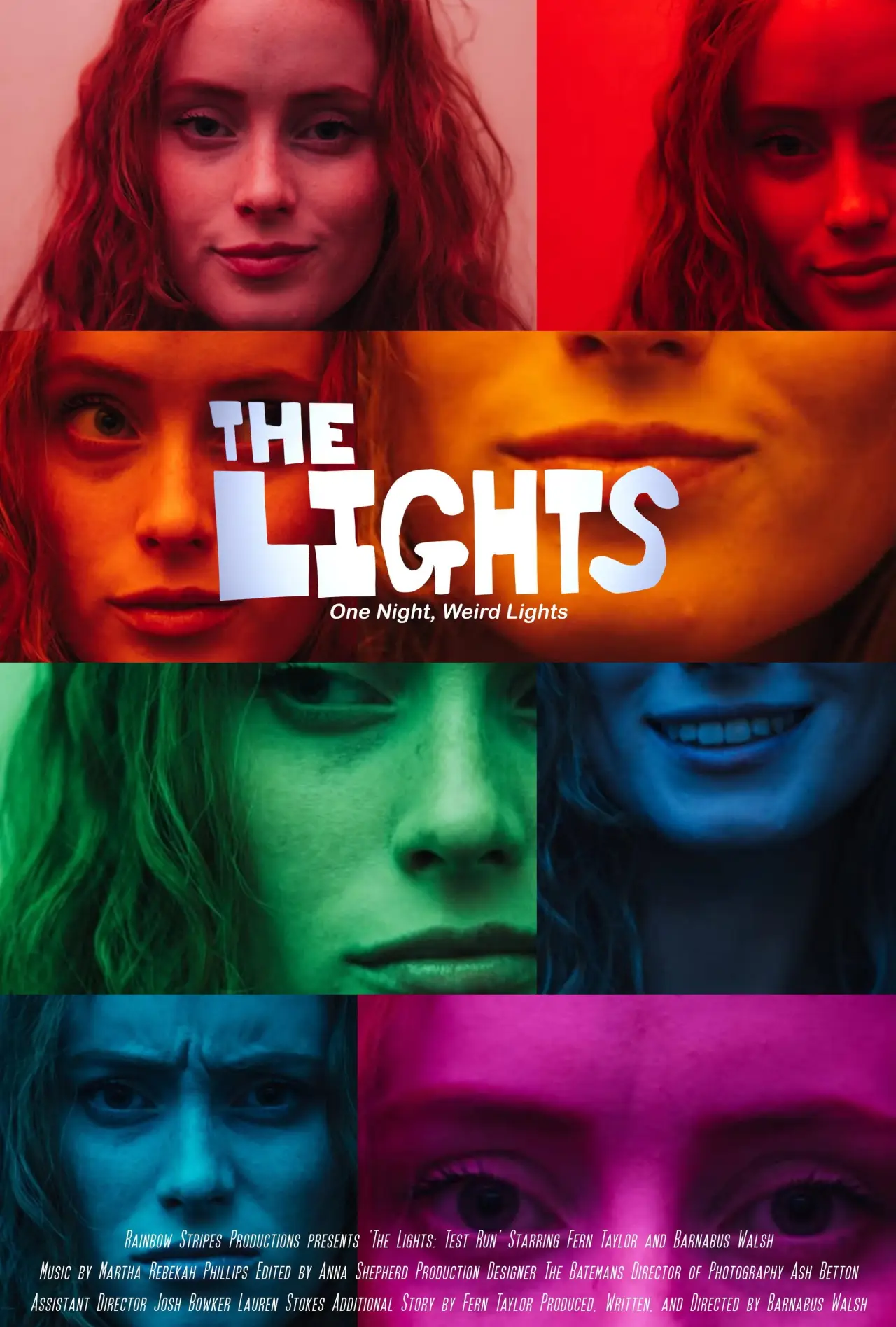 Movie poster "The Lights: Test Run"