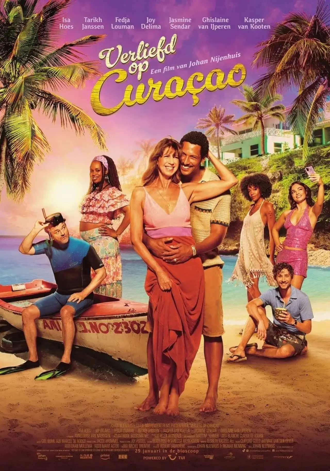 Movie poster "Love in Curaçao"