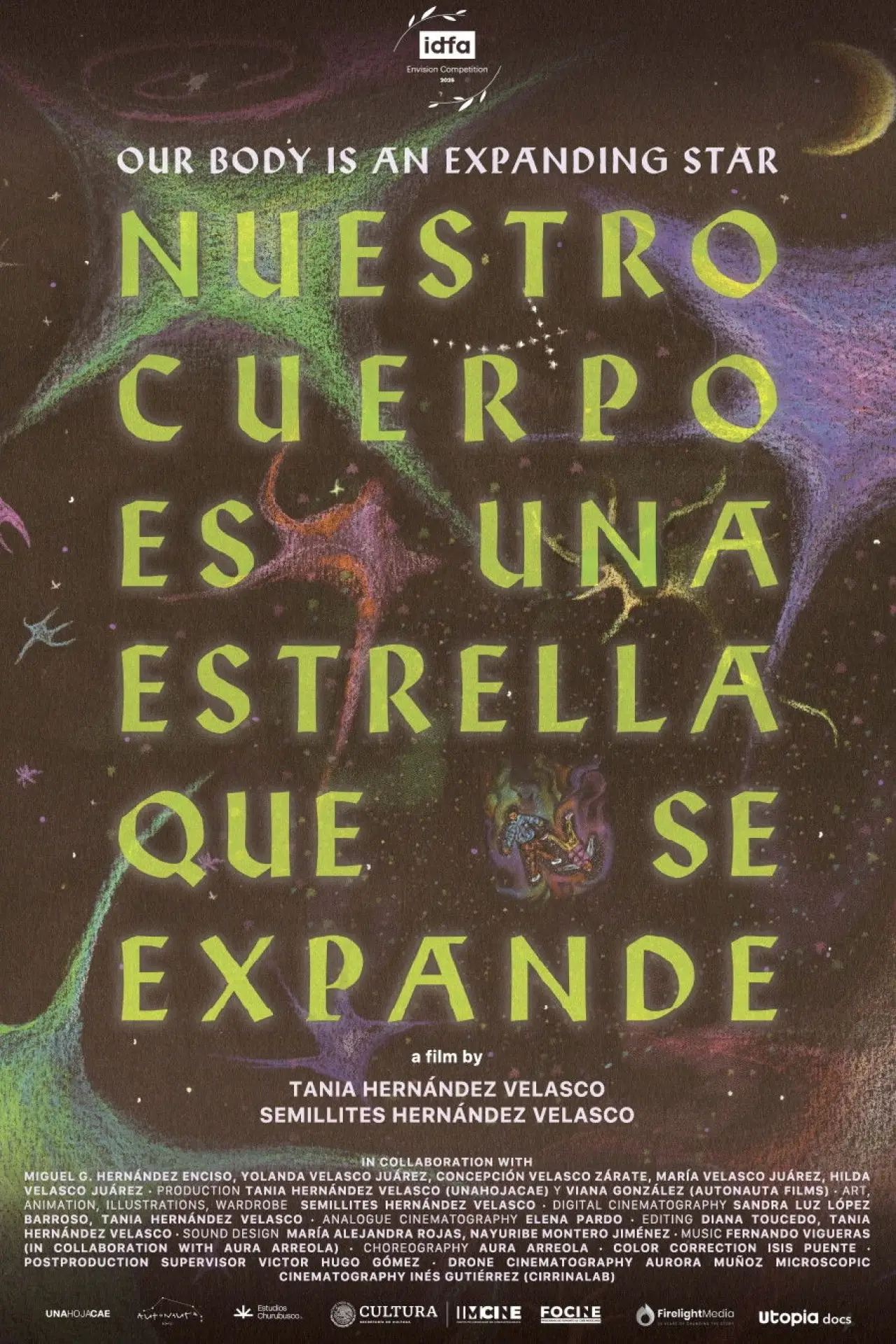 Movie poster "Our Body Is an Expanding Star"