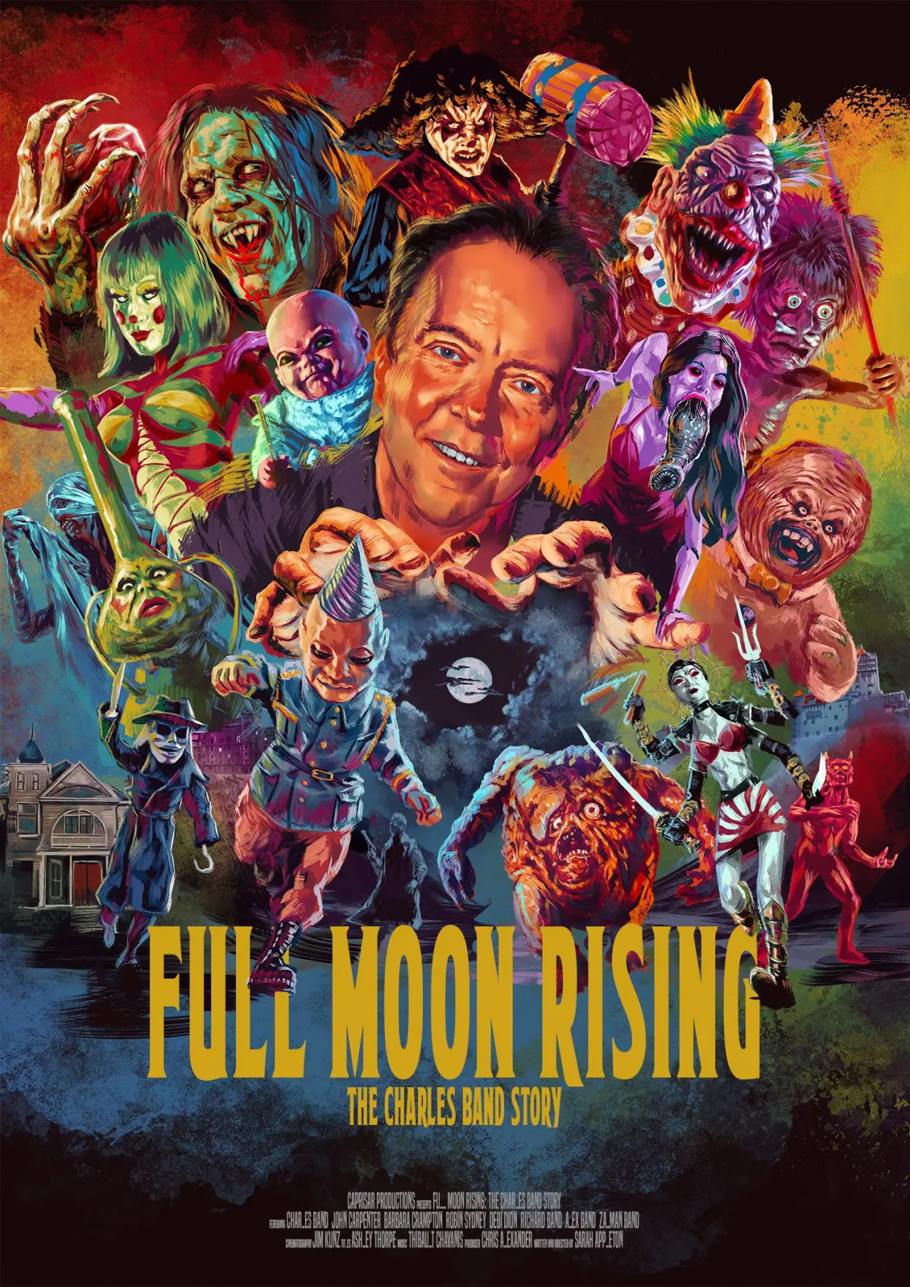 Movie poster "Full Moon Rising: The Charles Band Story"