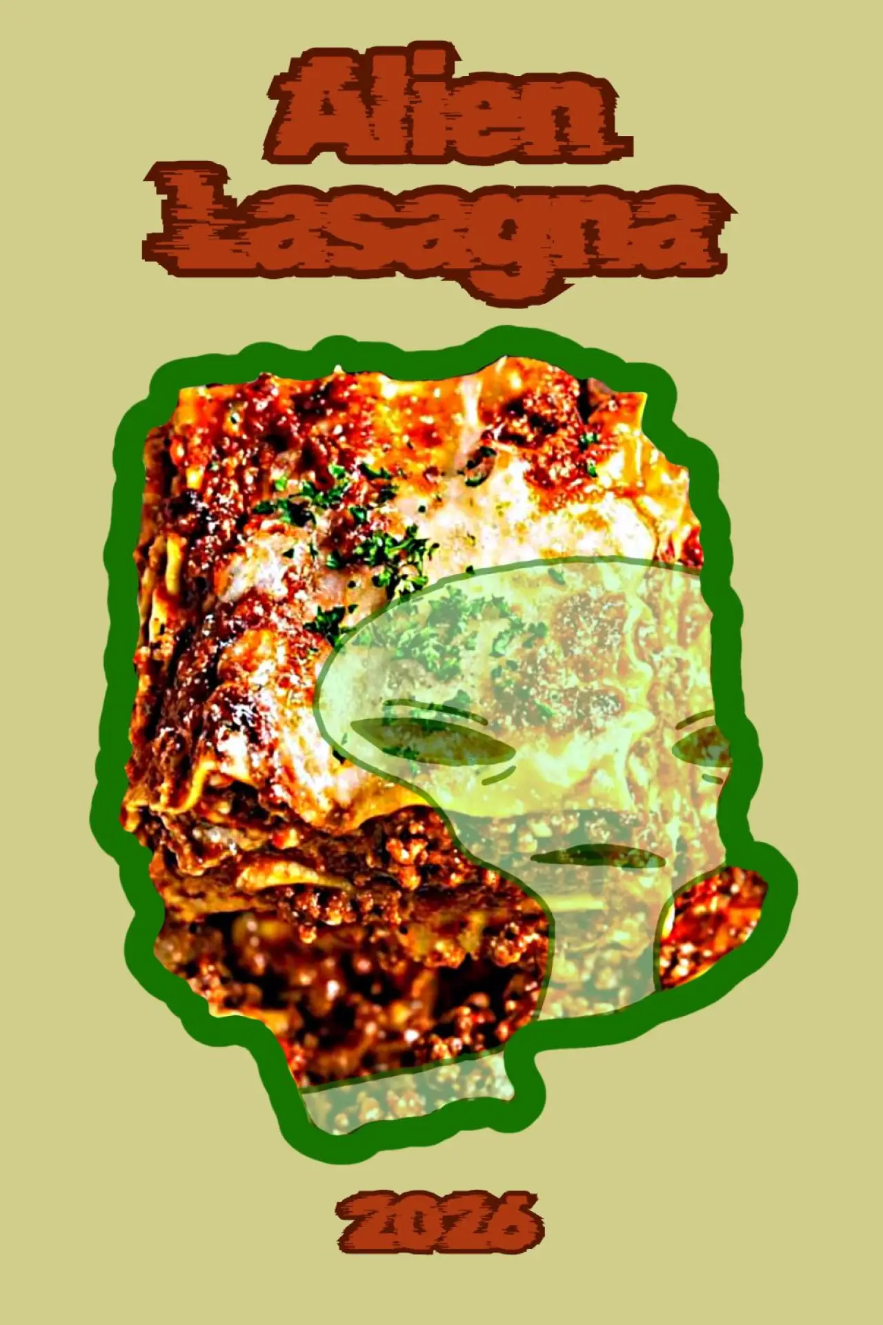 Movie poster "Alien Lasagna"