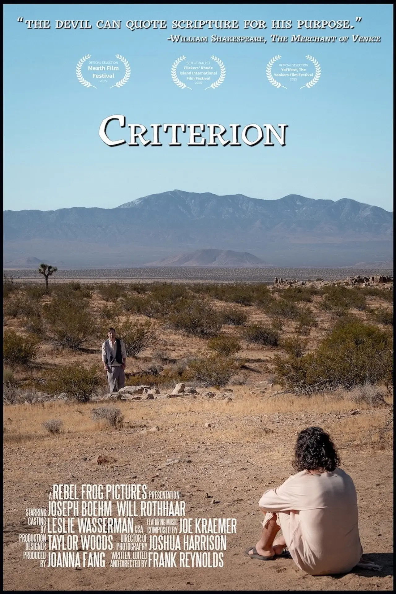 Movie poster "Criterion"