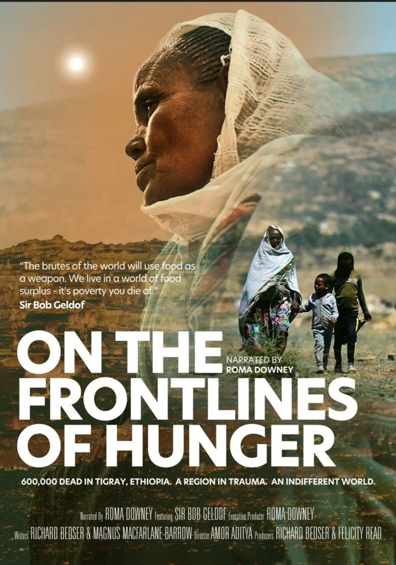 Movie poster "On the Frontlines of Hunger"