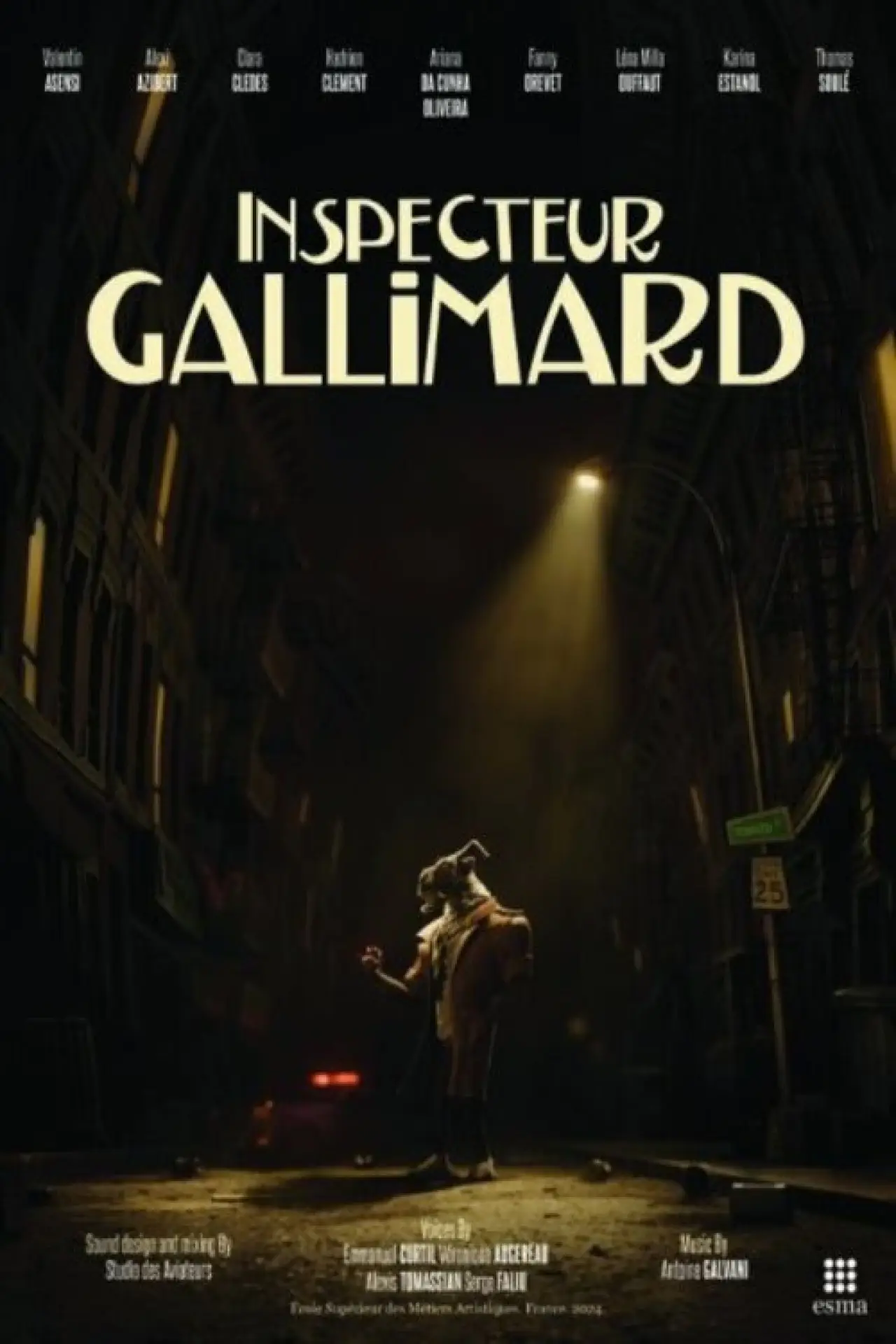 Movie poster "Detective Gallimard"