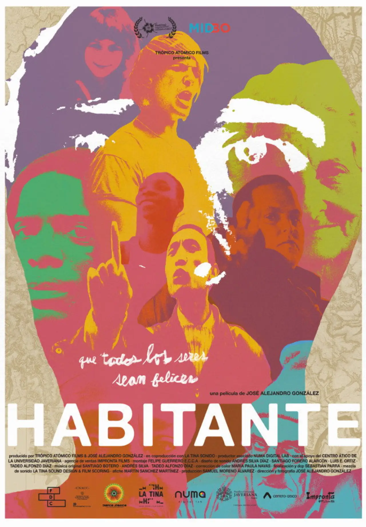 Movie poster "Habitante"