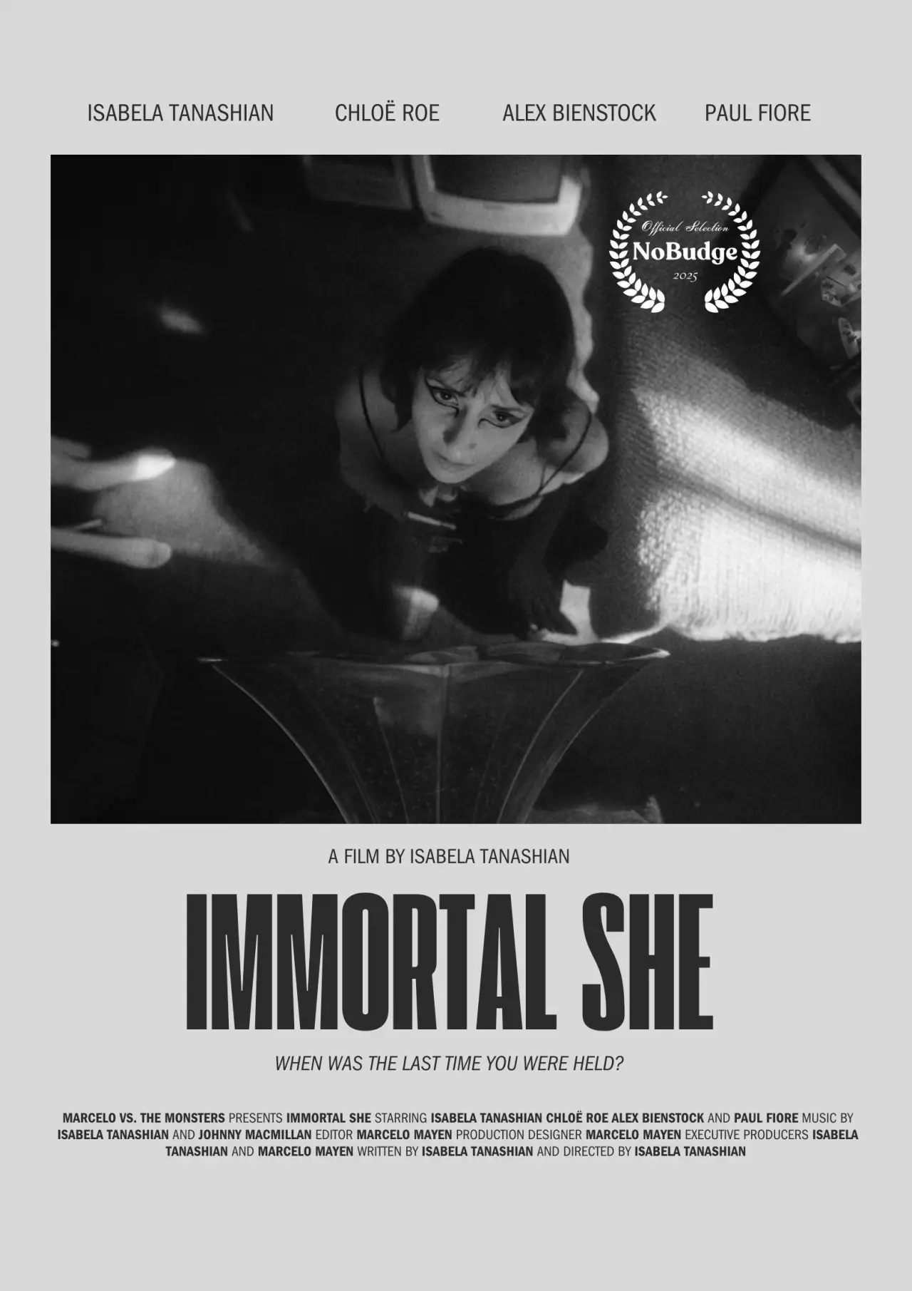 Movie poster "Immortal She"