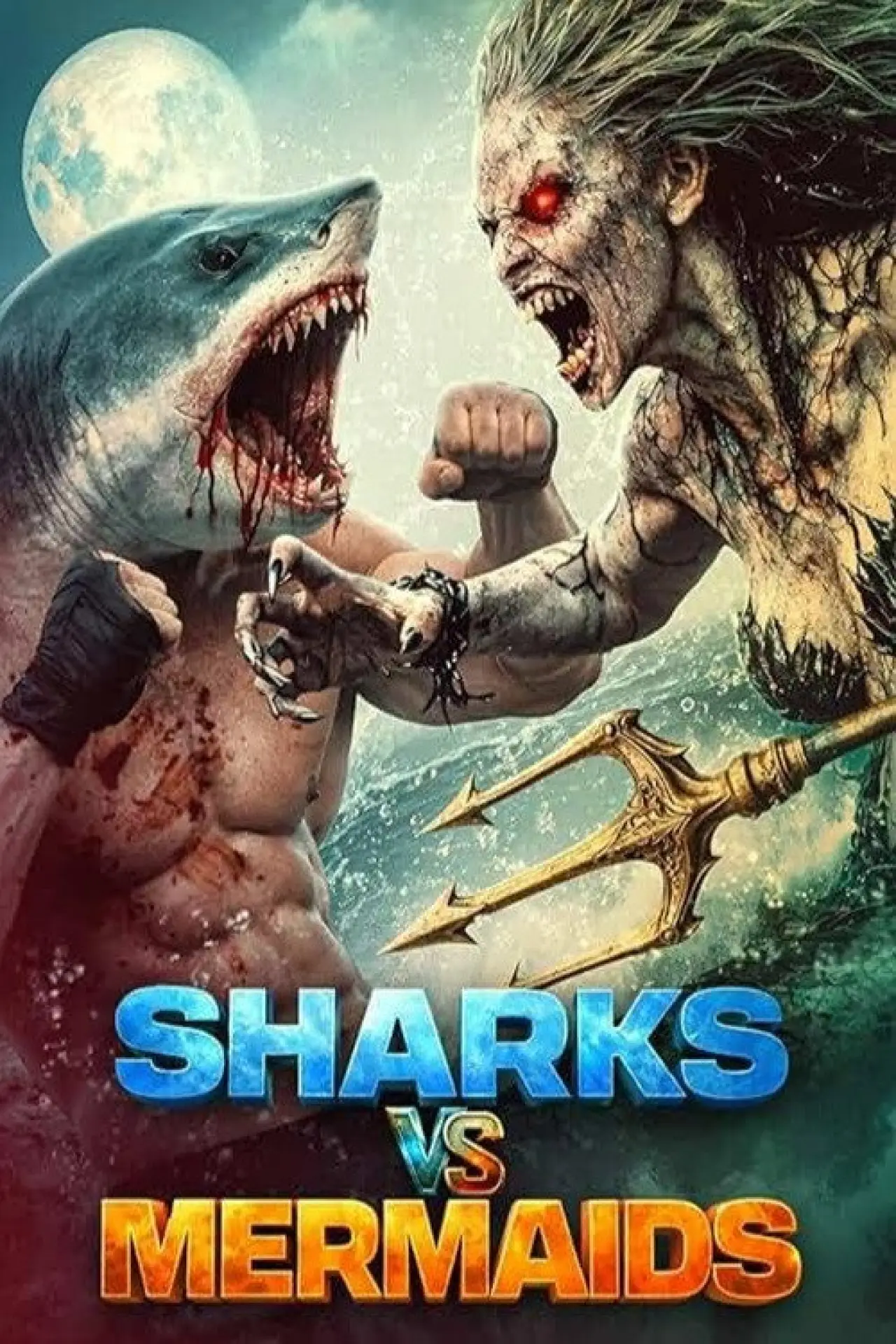 Movie poster "Mermaid Vs. Shark"