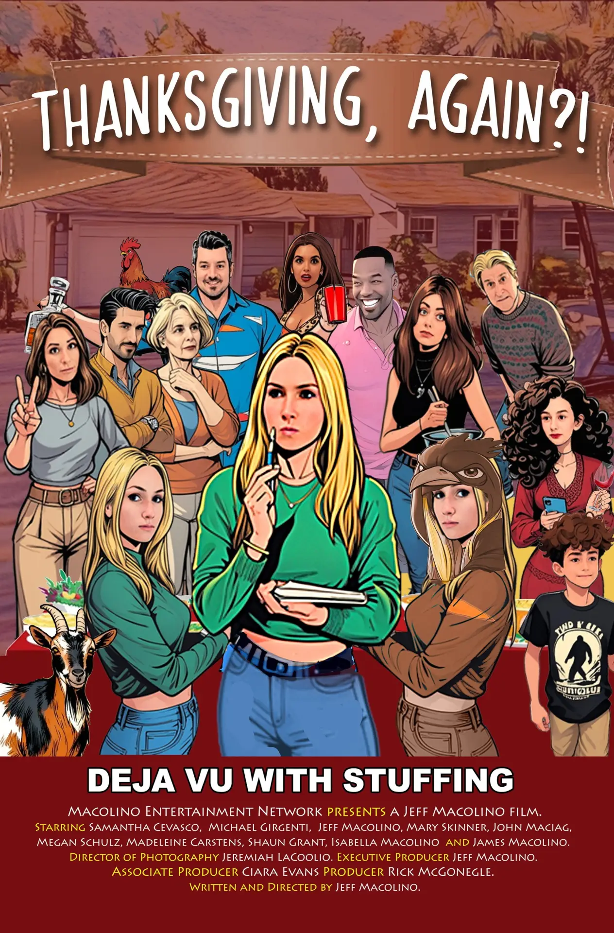 Movie poster "Thanksgiving, Again?!"