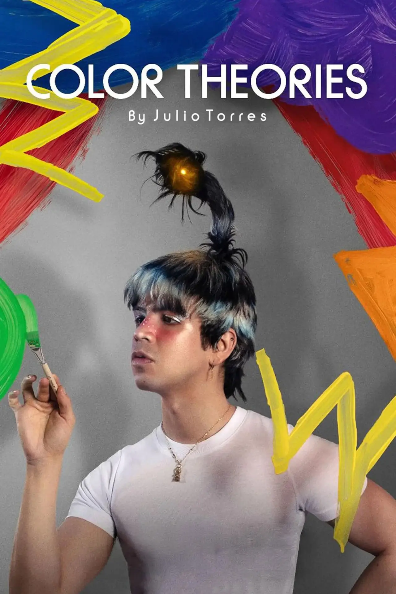 Movie poster "Color Theories by Julio Torres. A Guide to Seeing the World"