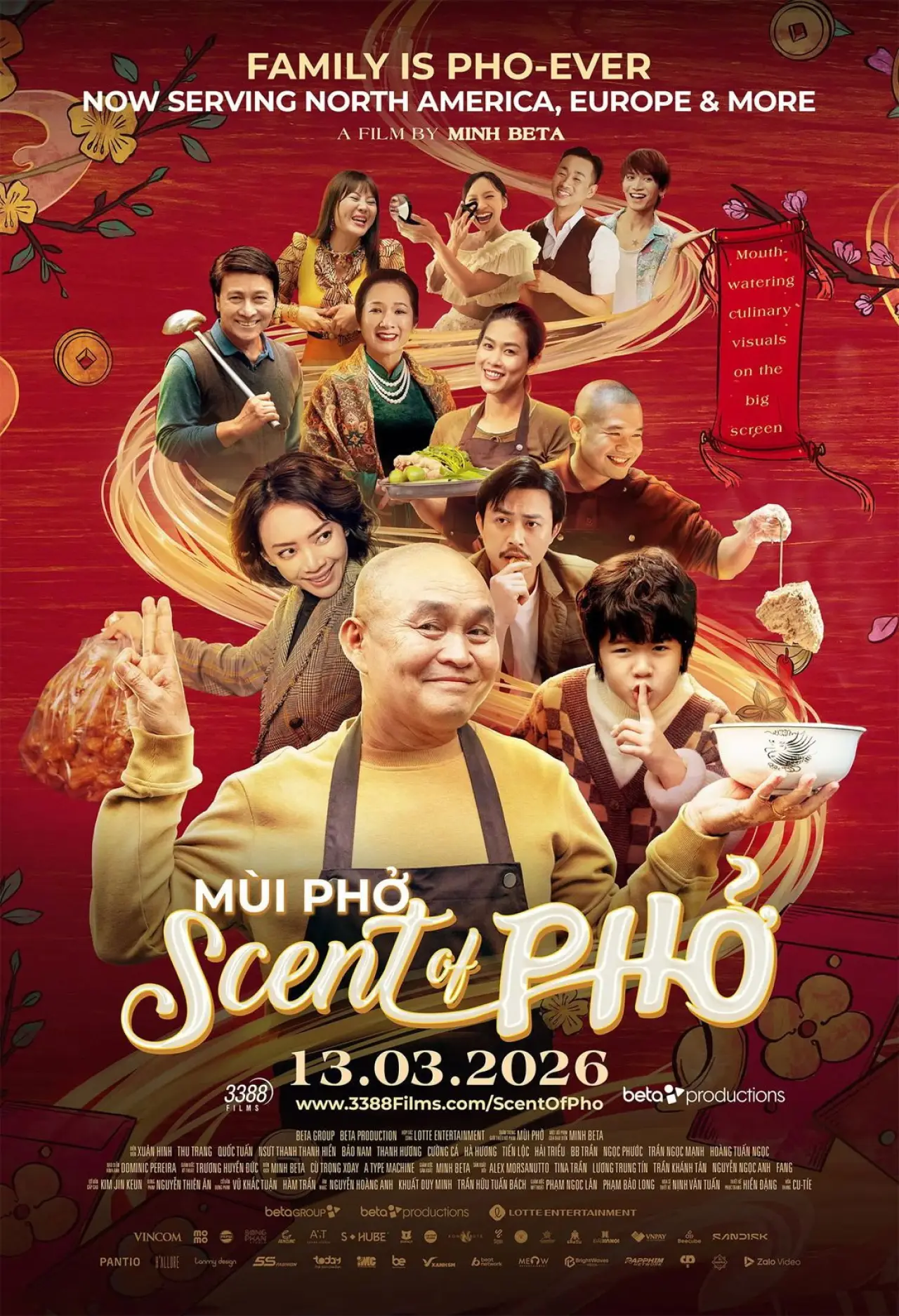 Movie poster "Mùi Phở"