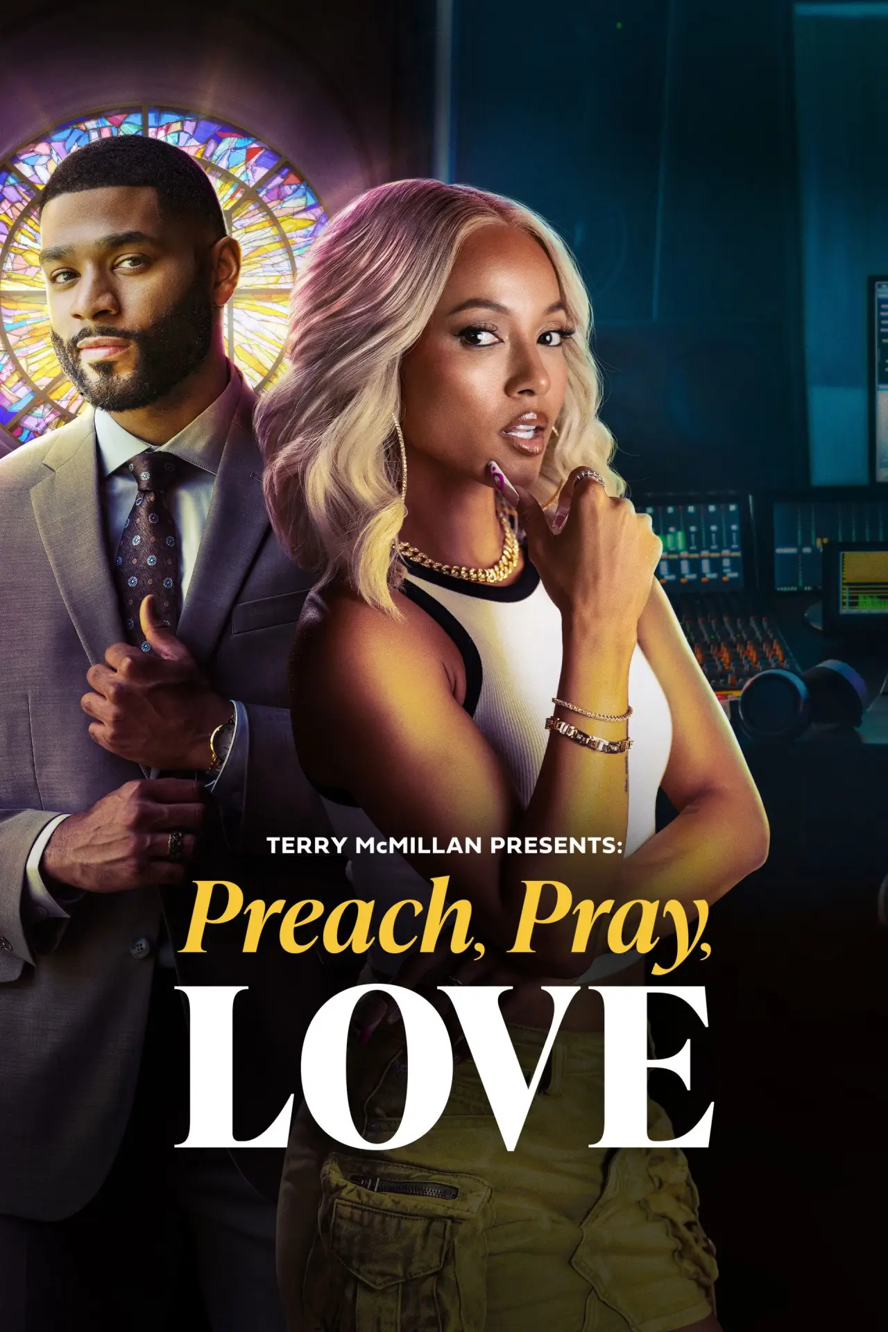 Movie poster "Terry McMillan Presents: Preach, Pray, Love"