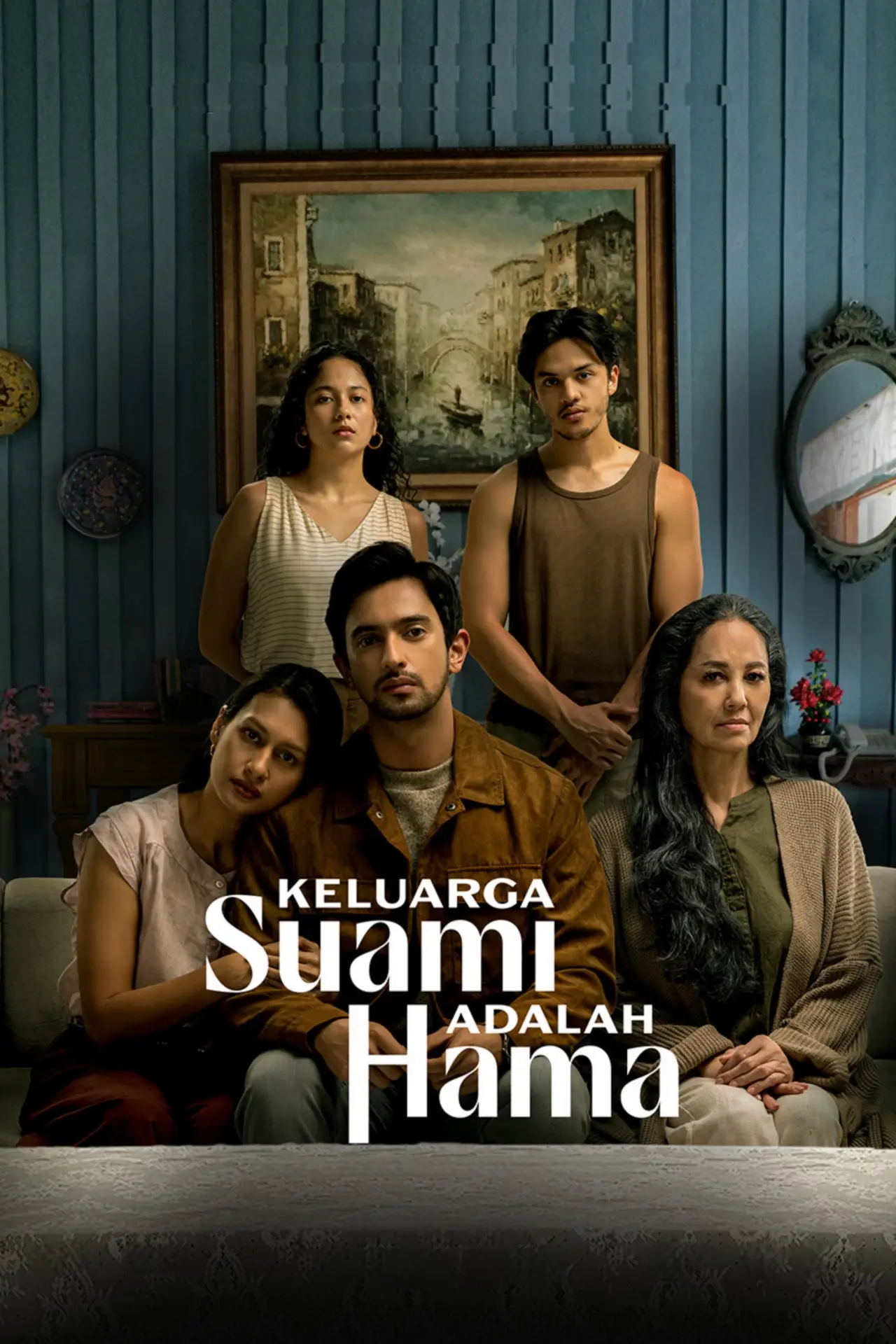 Movie poster "Keluarga Suami Adalah Hama"