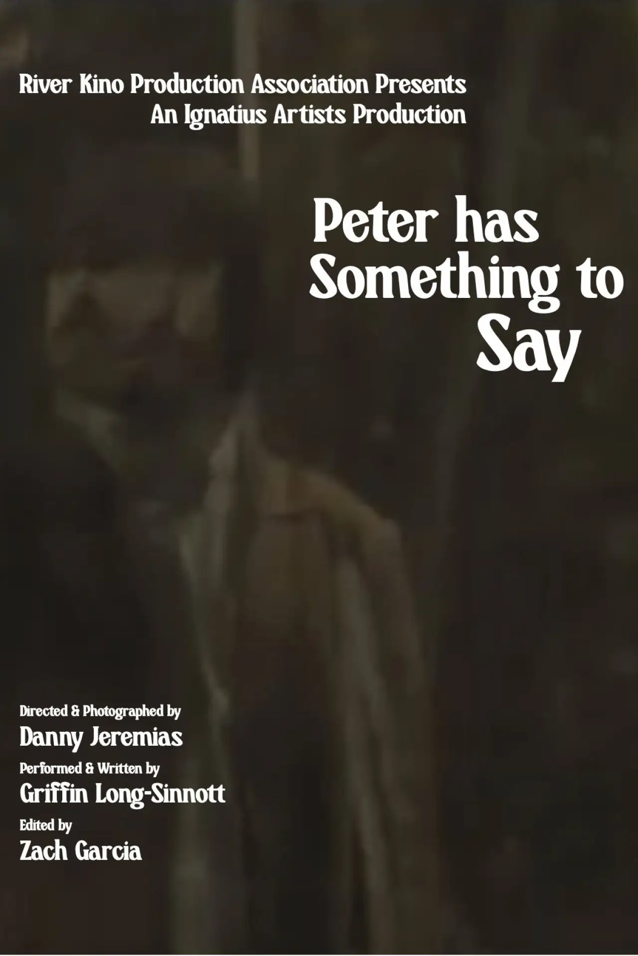 Movie poster "Peter Has Something to Say"
