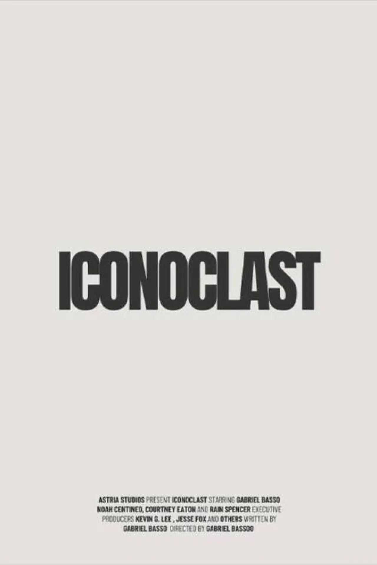 Movie poster "Iconoclast"