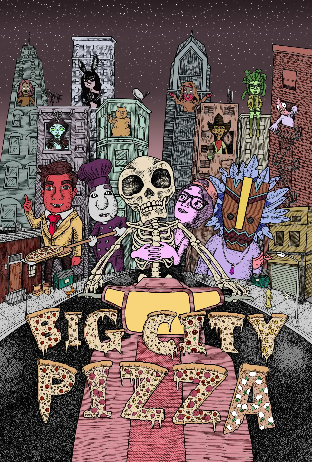 Movie poster "Big City Pizza"