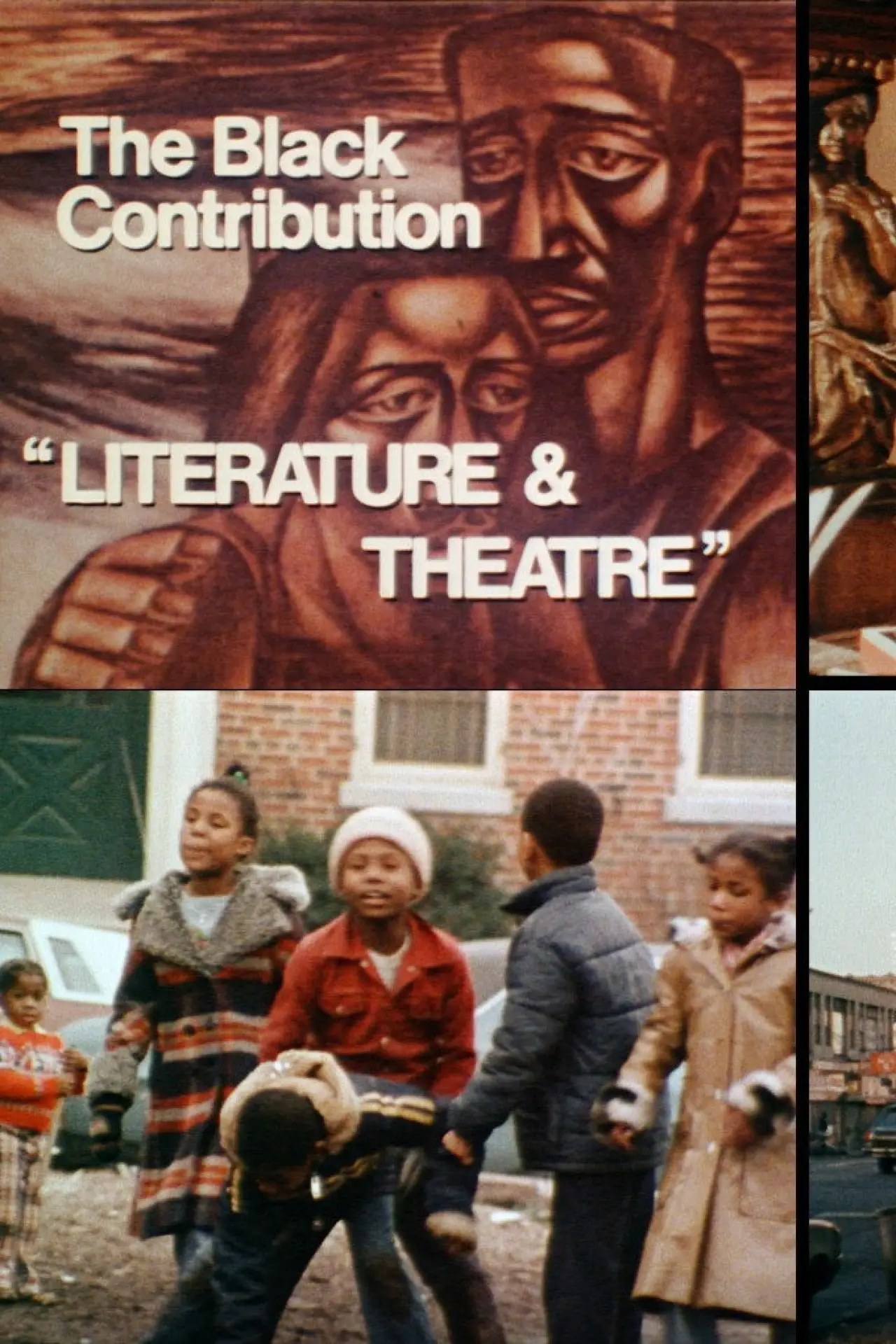 Movie poster "The Black Contribution: Literature and Theatre"