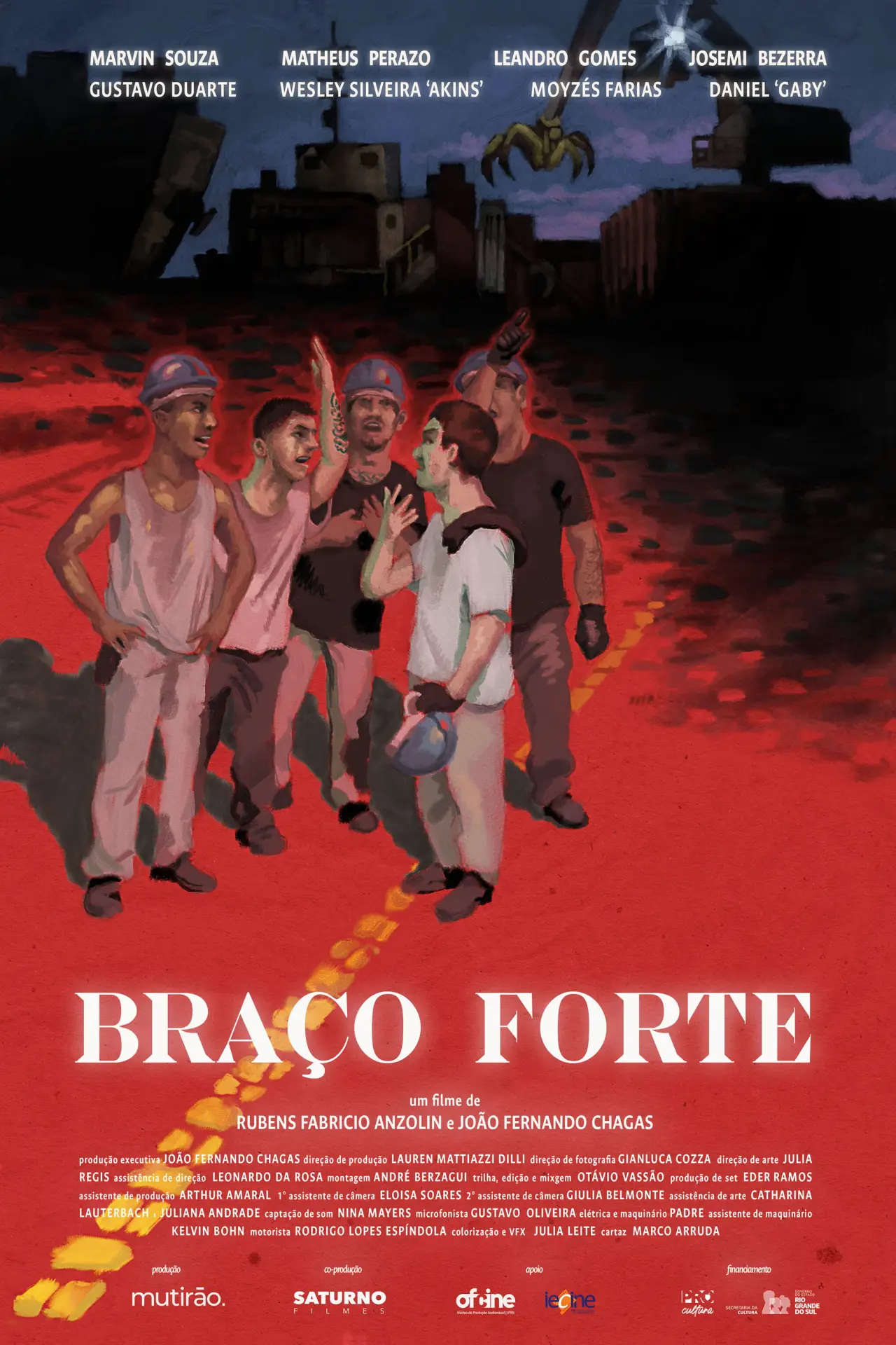 Movie poster "Braço Forte"