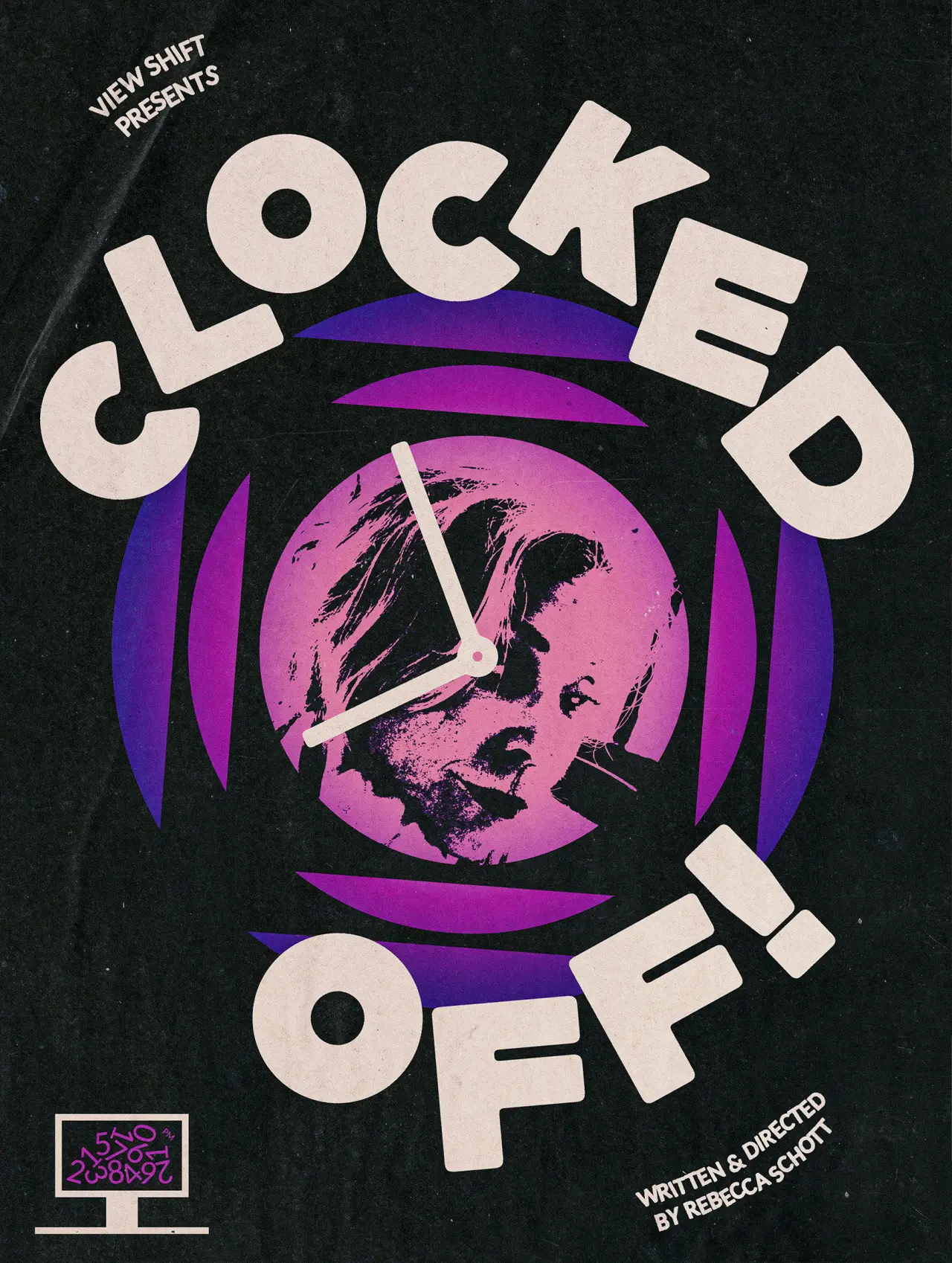 Movie poster "Clocked Off!"