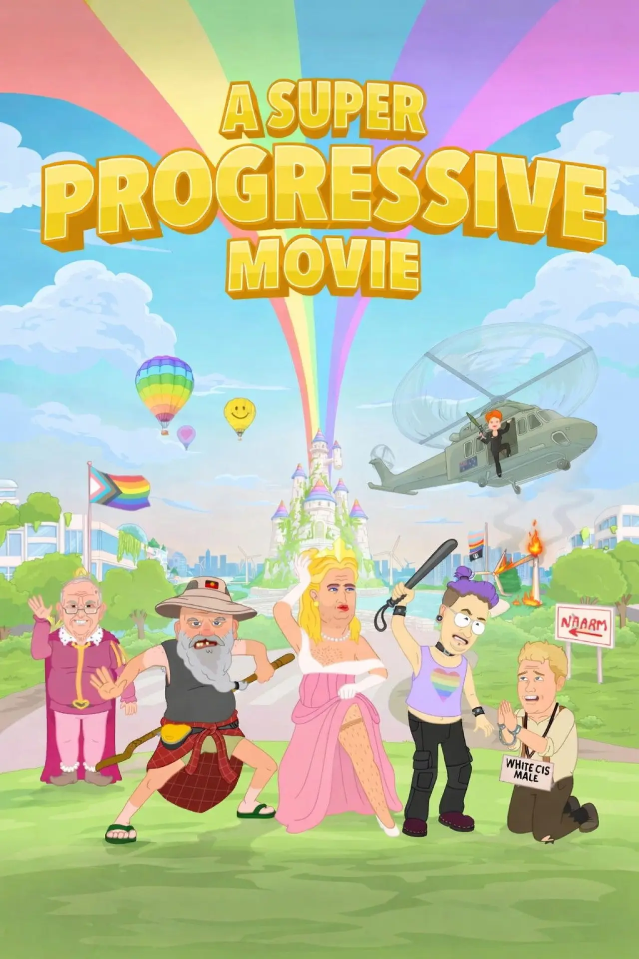 Movie poster "A Super Progressive Movie"