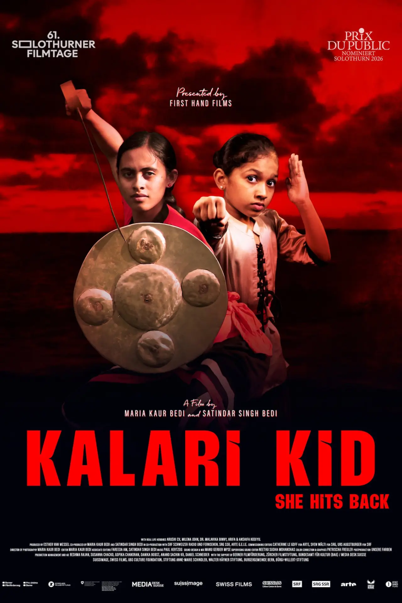 Movie poster "Kalari Kid – She Hits Back"