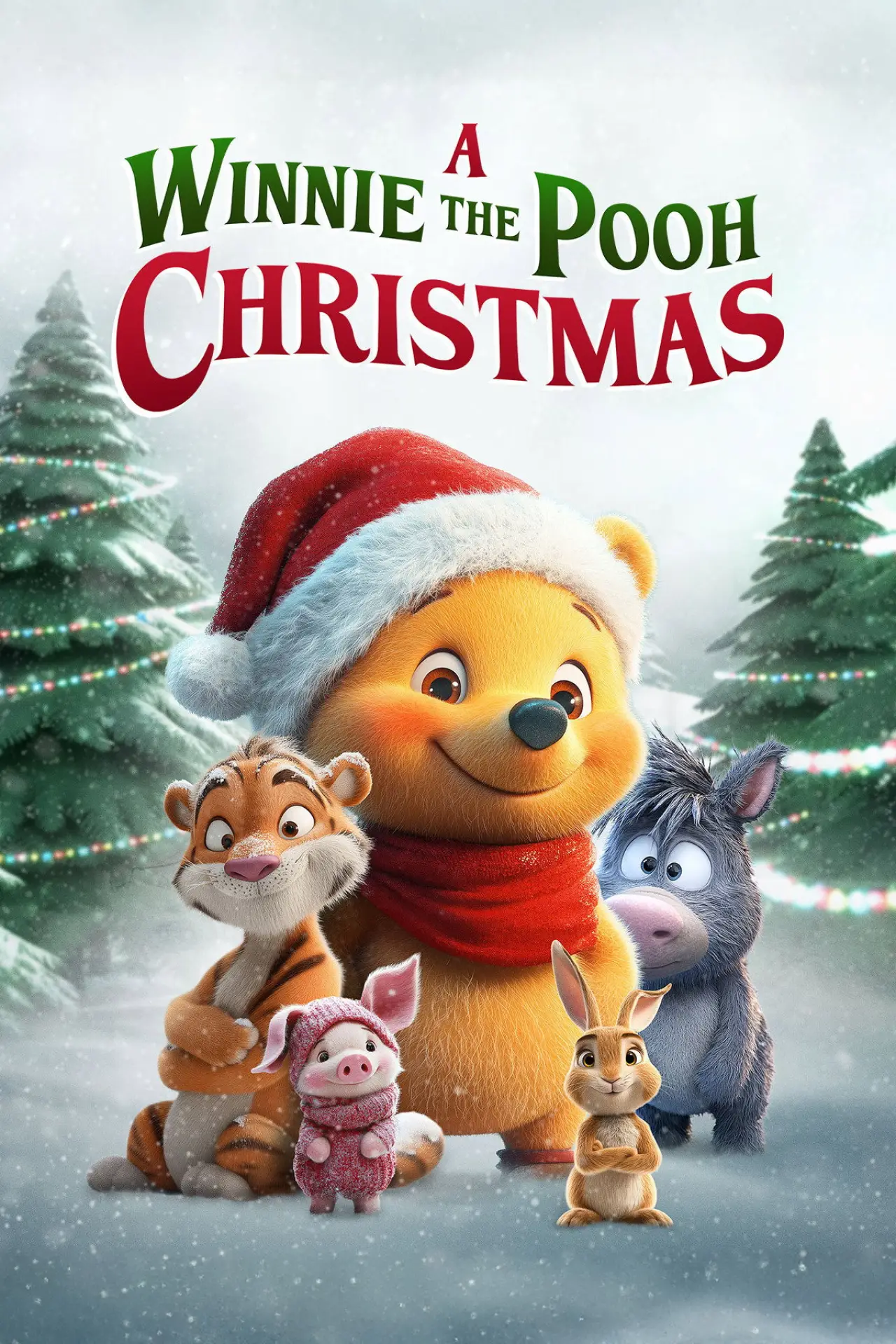 Movie poster "A Winnie-the-Pooh Christmas"