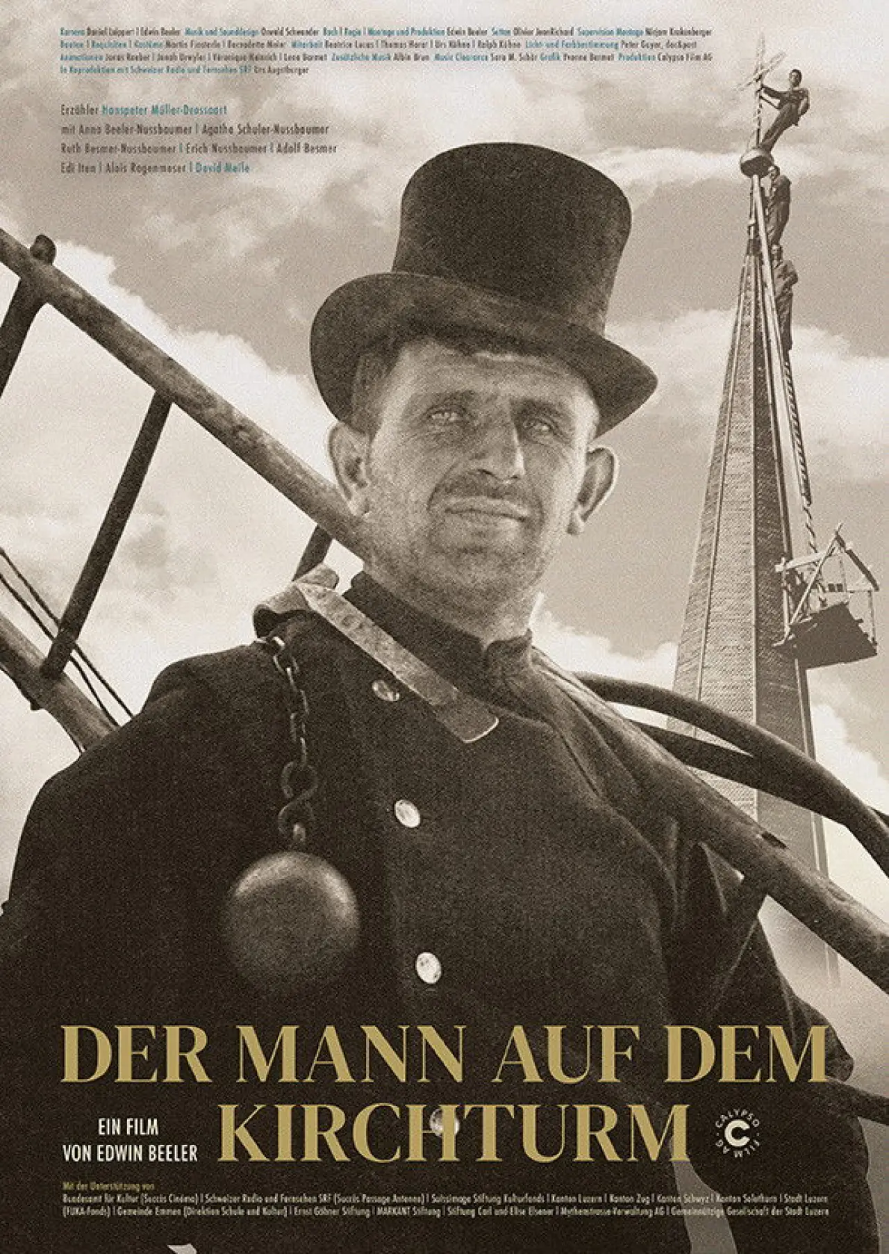 Movie poster "The Man on the Church Spire"